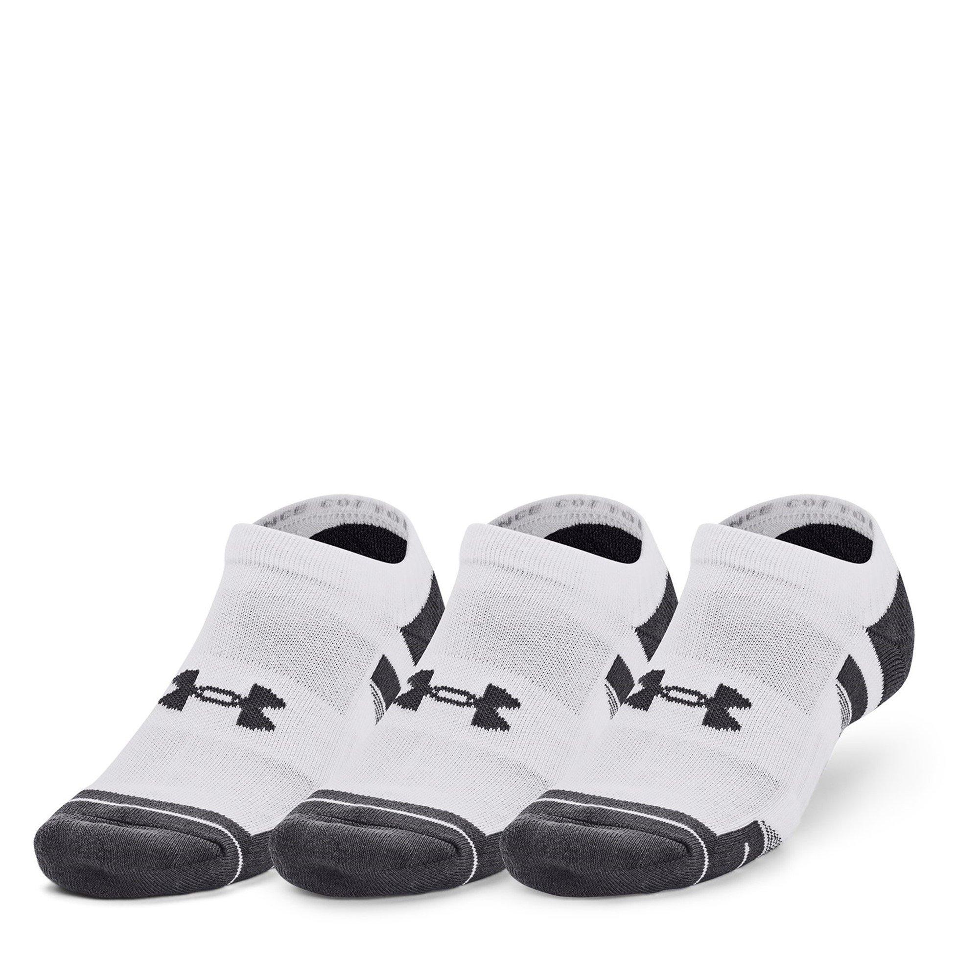 Weiß - Under Armour - No Show Tech Socks 3 pack Adults - 1