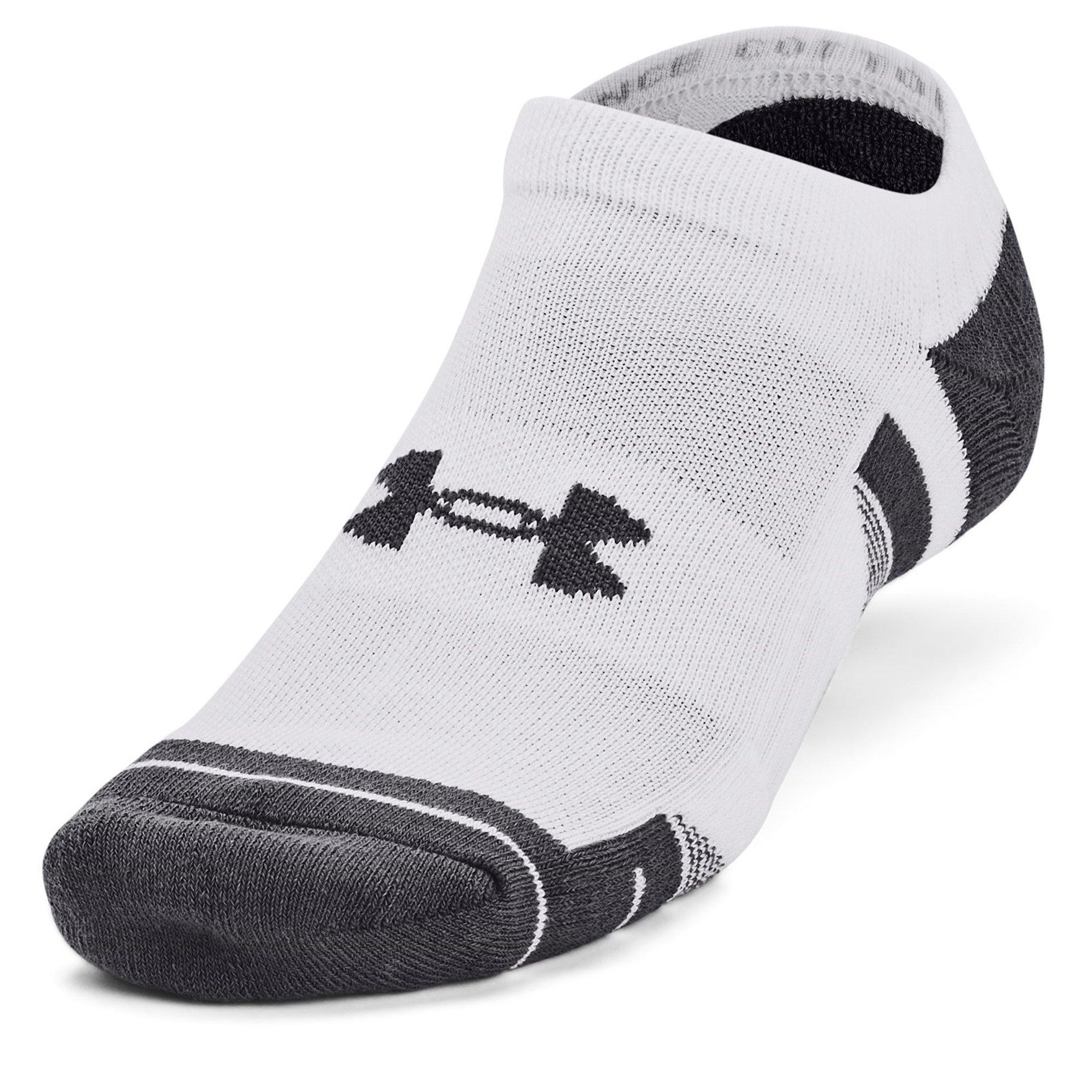Weiß - Under Armour - No Show Tech Socks 3 pack Adults - 2