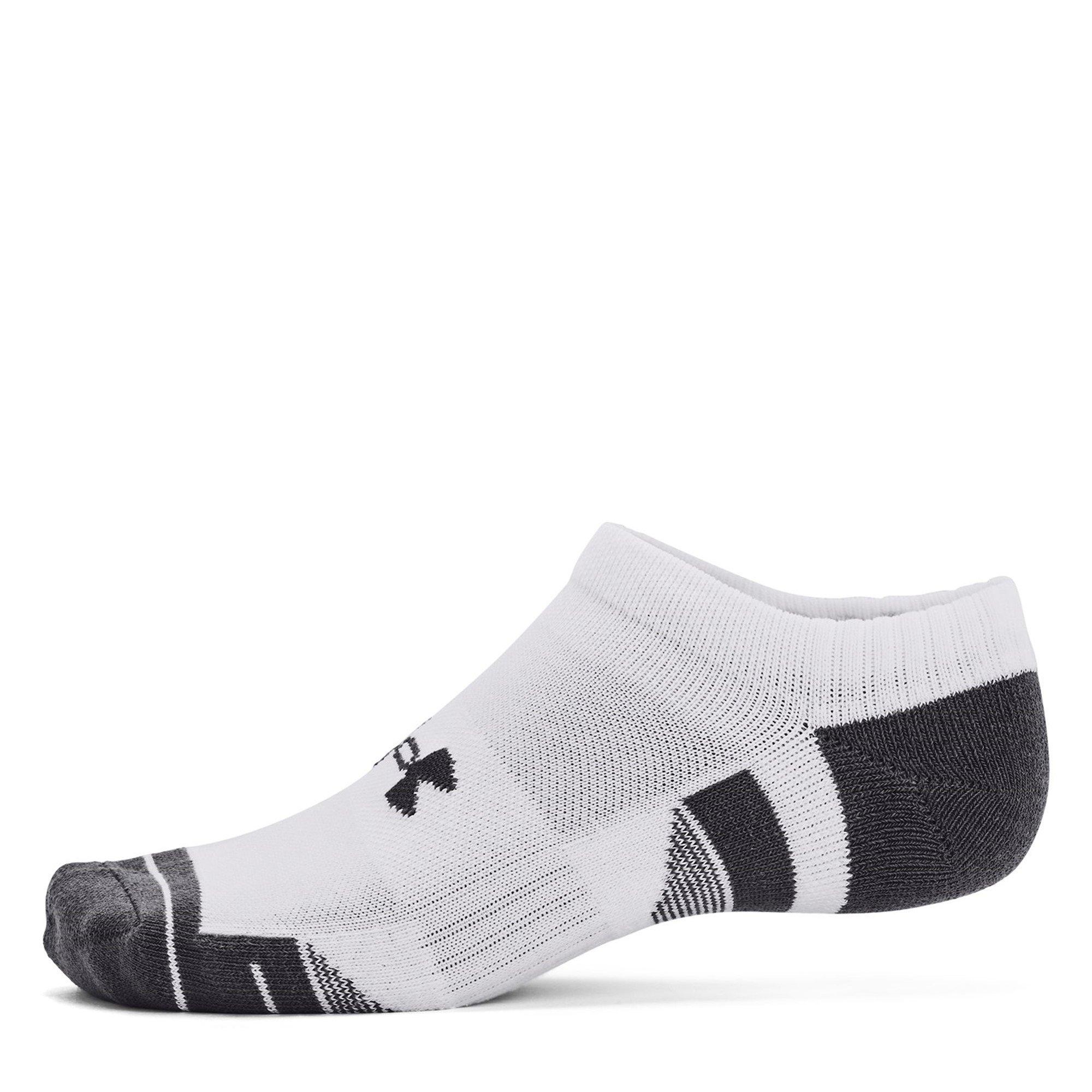 Weiß - Under Armour - No Show Tech Socks 3 pack Adults - 3