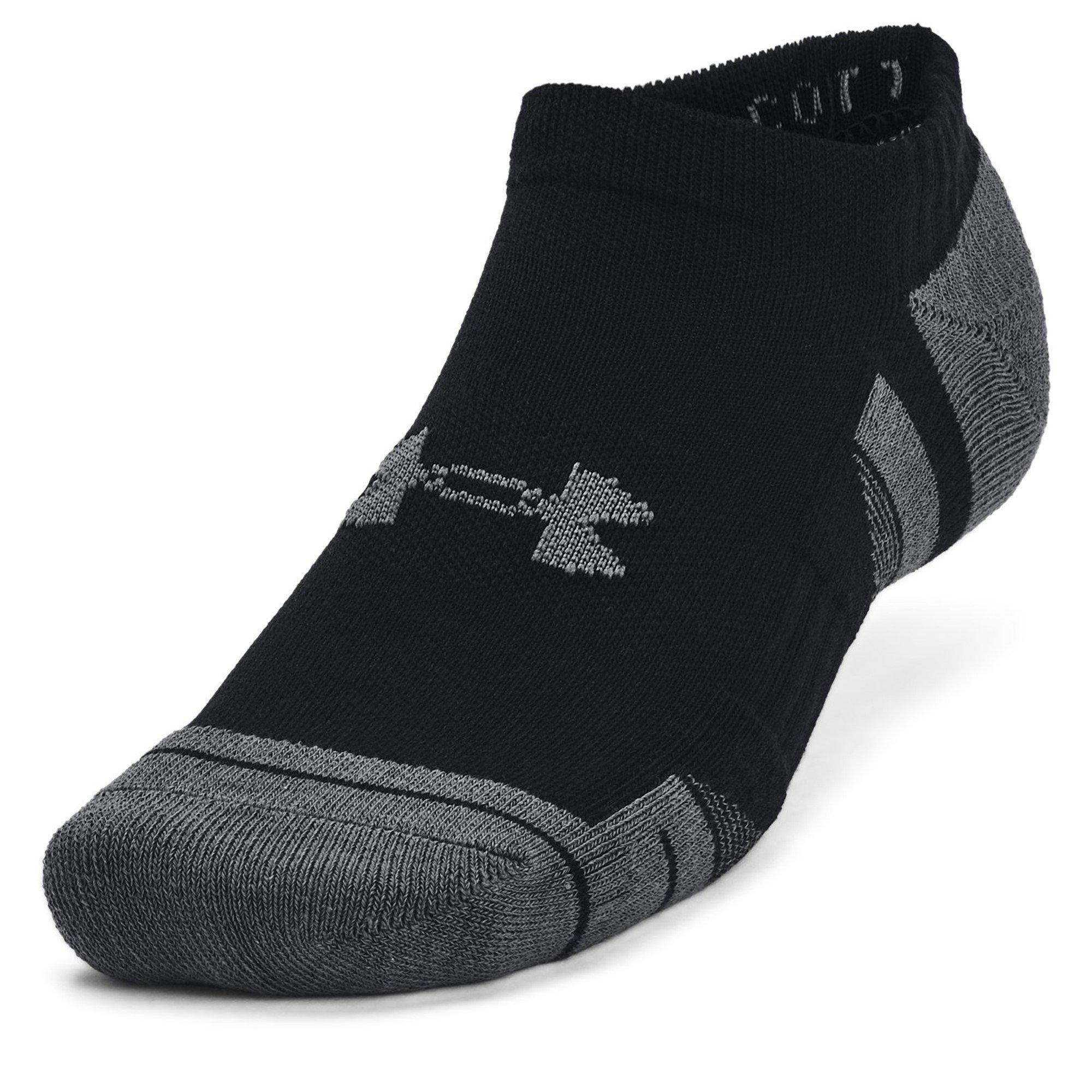 Zwart - Under Armour - No Show Tech Socks 3 pack Adults - 2