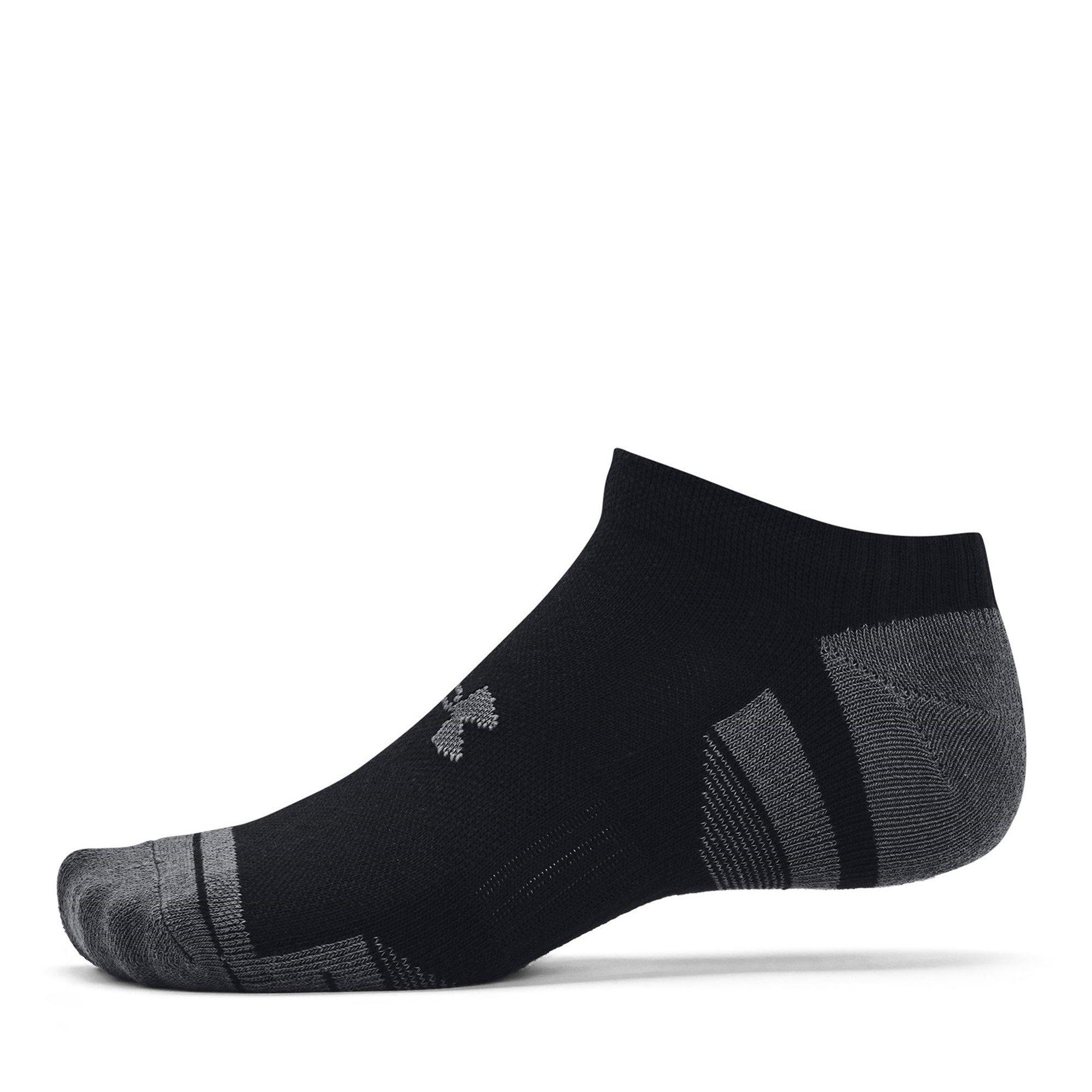 Zwart - Under Armour - No Show Tech Socks 3 pack Adults - 3