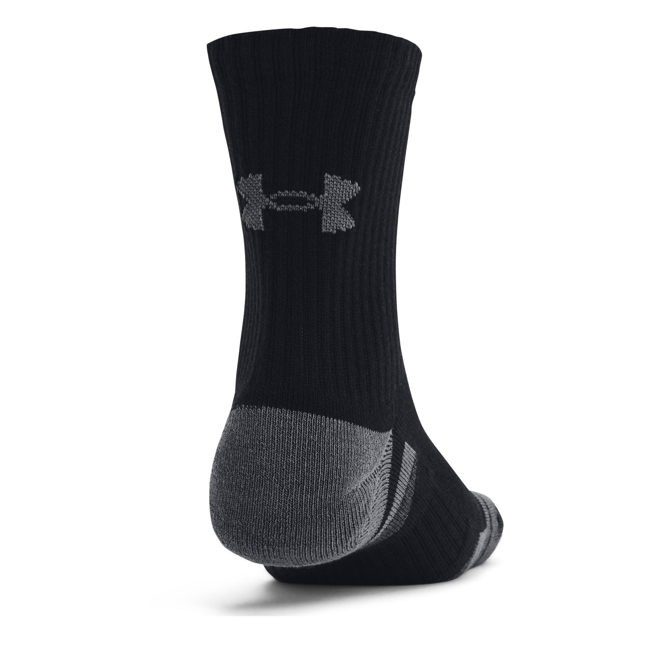 Sort - Under Armour - Adults Performance Cotton Mid Trainers Sock - 4