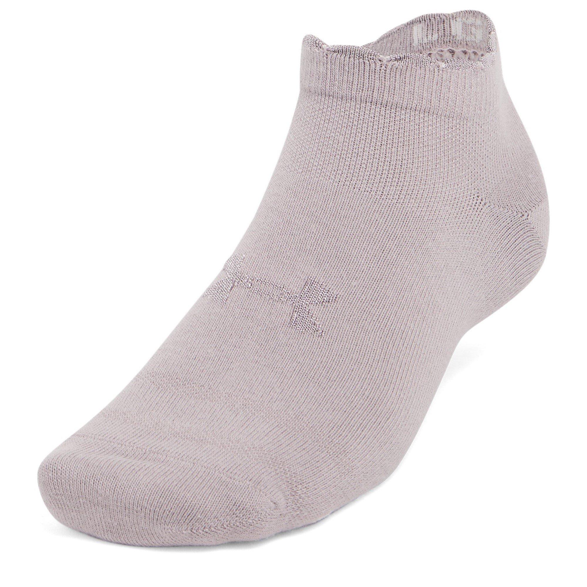 Grey - Under Armour - Adults Essential Low-Cut Trainers Sock - 2