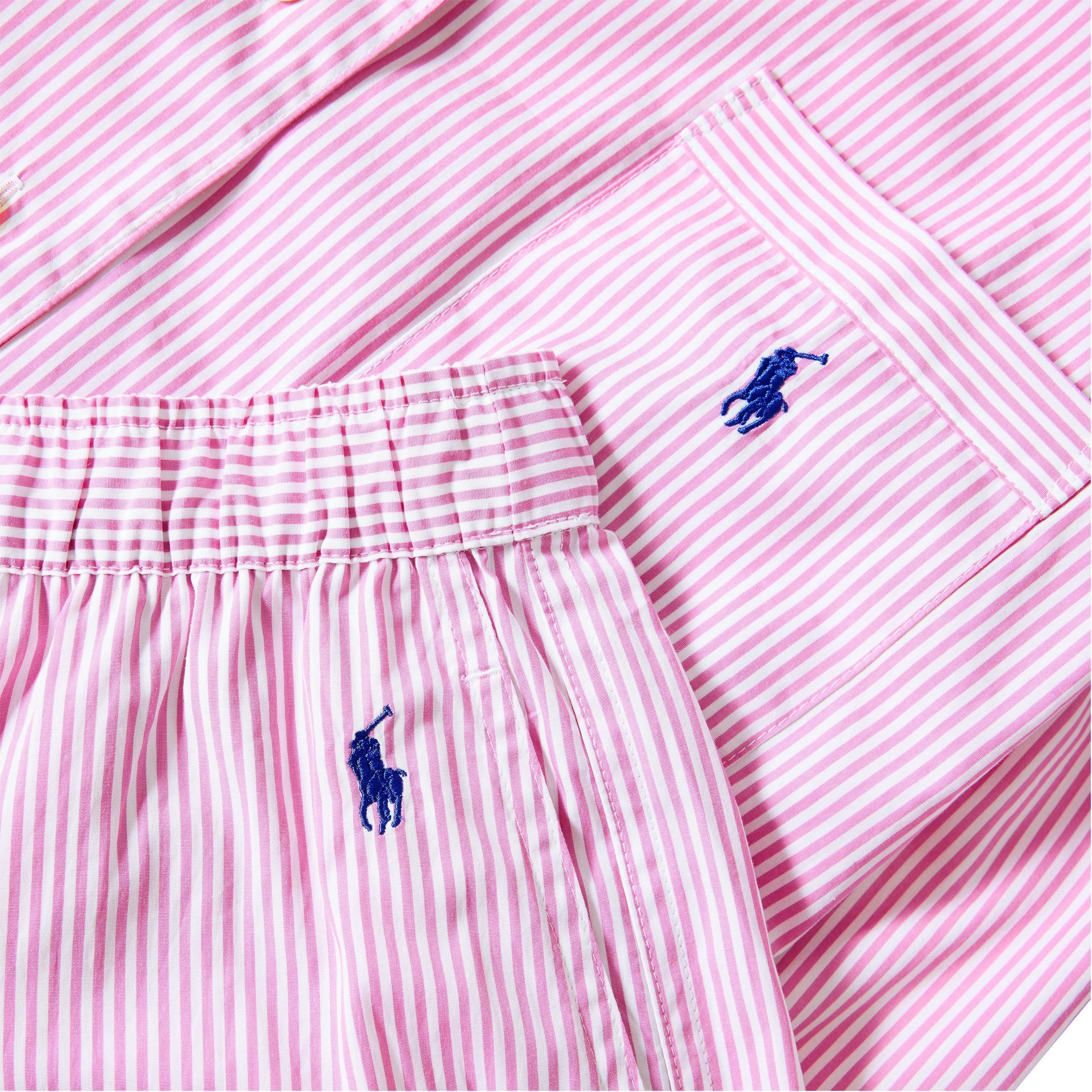 White Cl V M - Polo Ralph Lauren - Women's Crop Box Short Sleeve Pyjama Set - 5