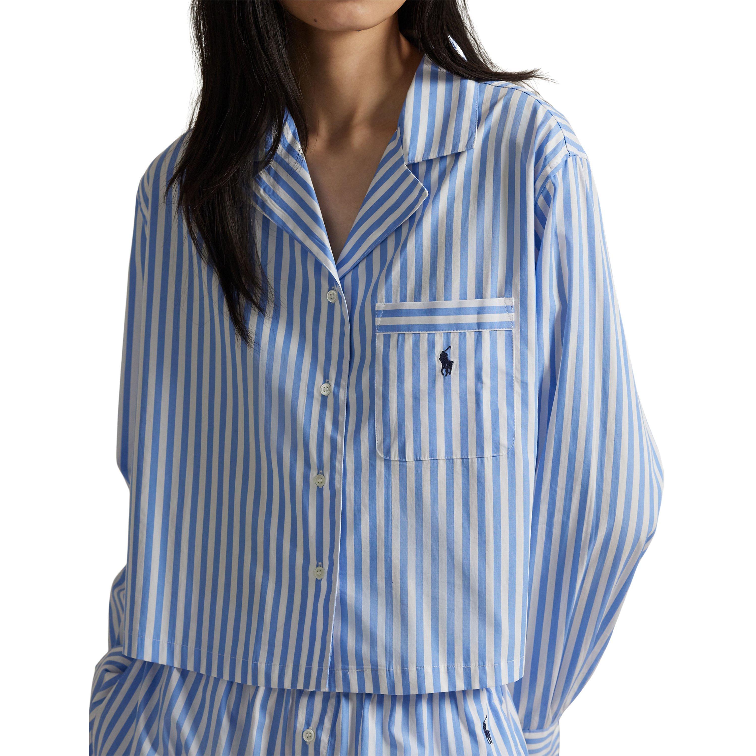 White Cl Hydr - Polo Ralph Lauren - Women's Crop Box Short Sleeve Pyjama Set - 4