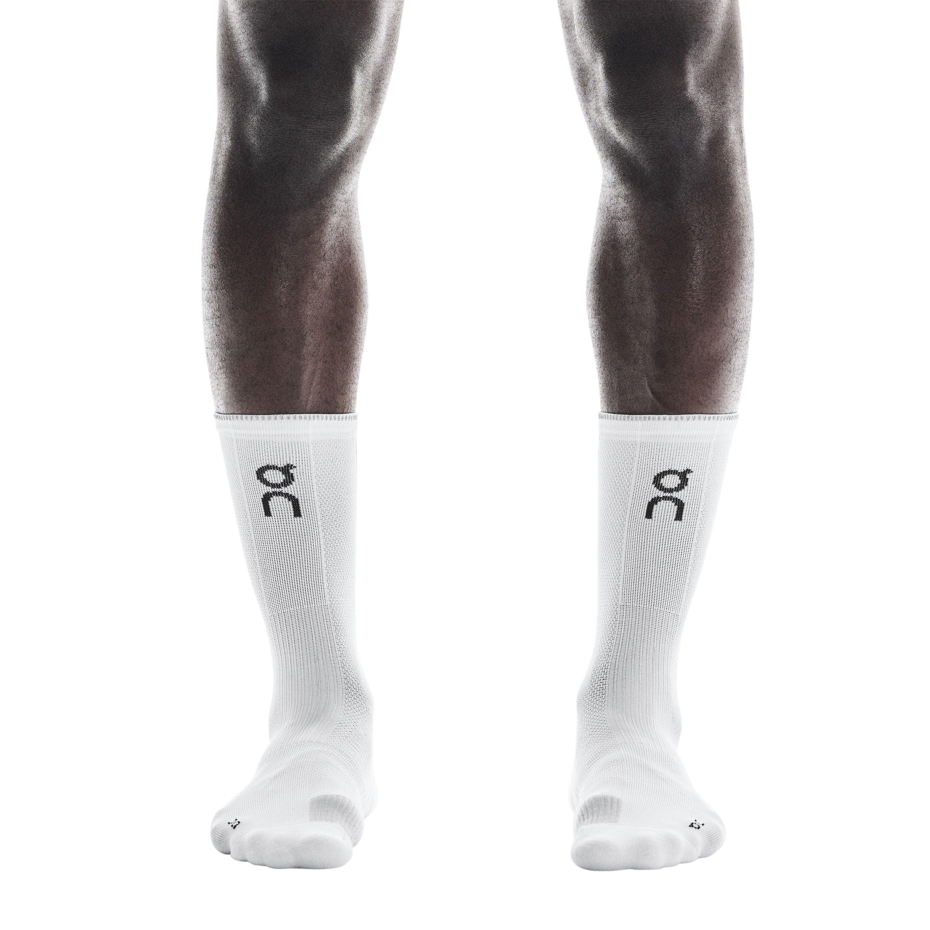 White - On - Adults Crew Socks - 5