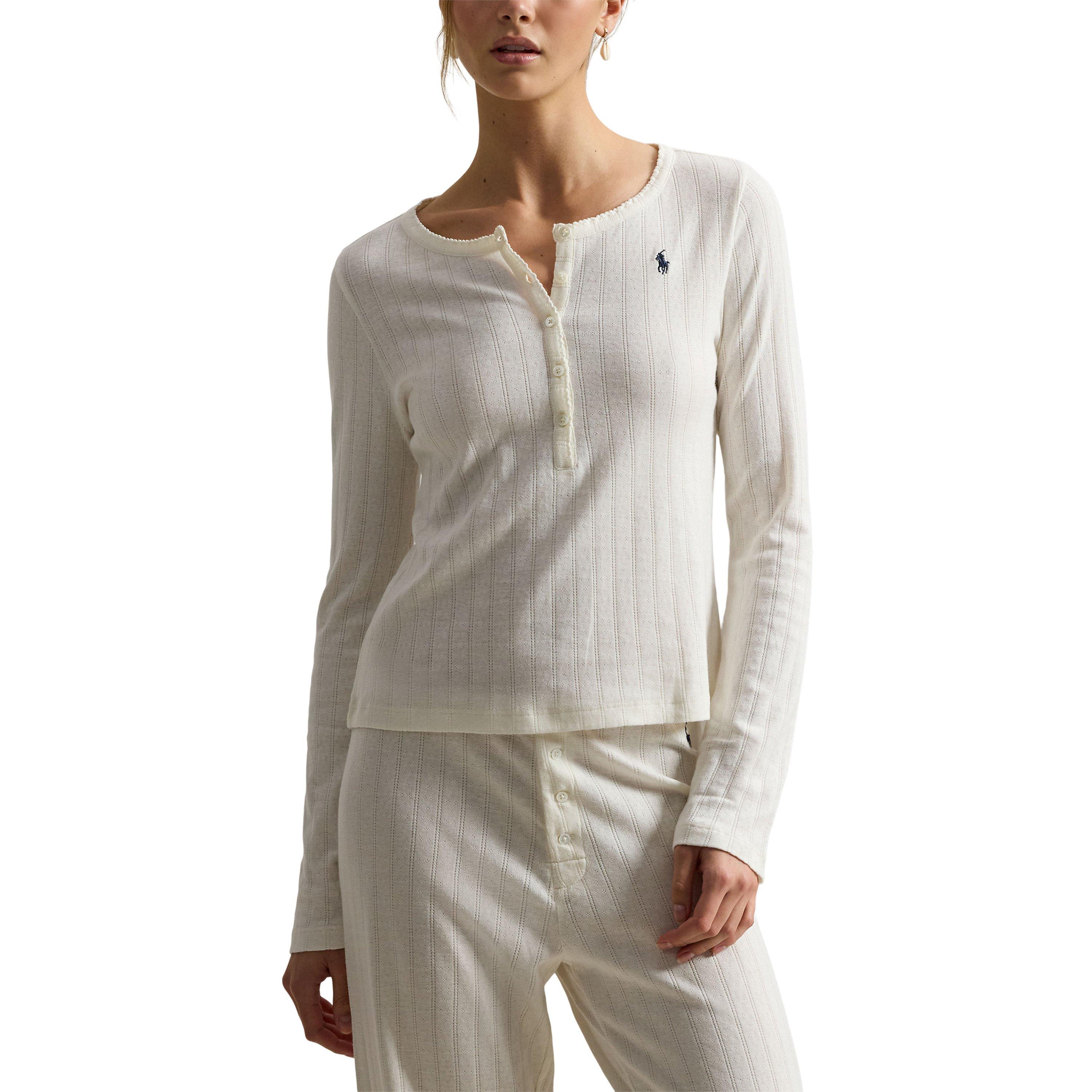 Egret - Polo Ralph Lauren - Women's Wide Long Sleep Pyjama Set - 3