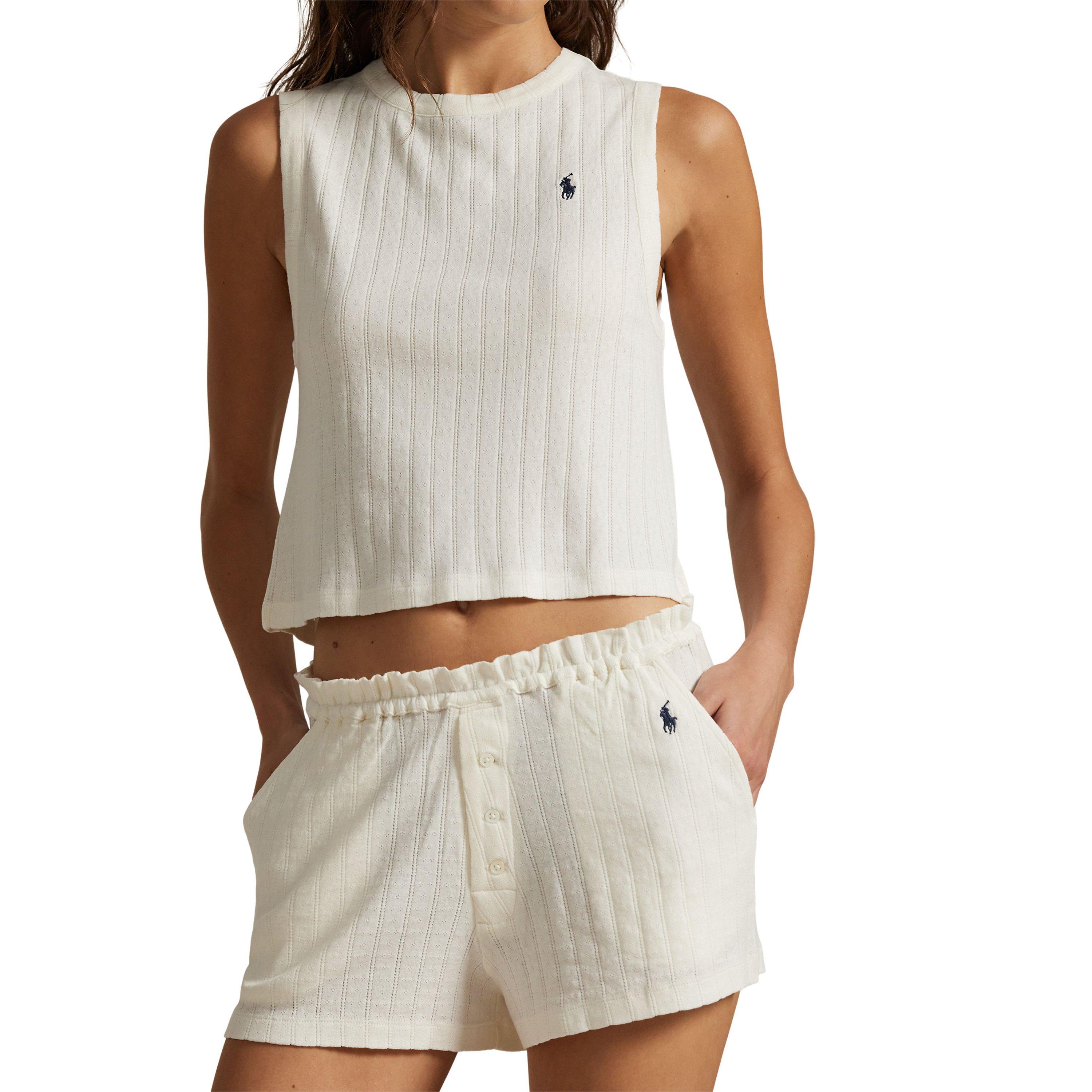 Egret - Polo Ralph Lauren - Women's Camisole Short Sleeve Pyjama Set - 4