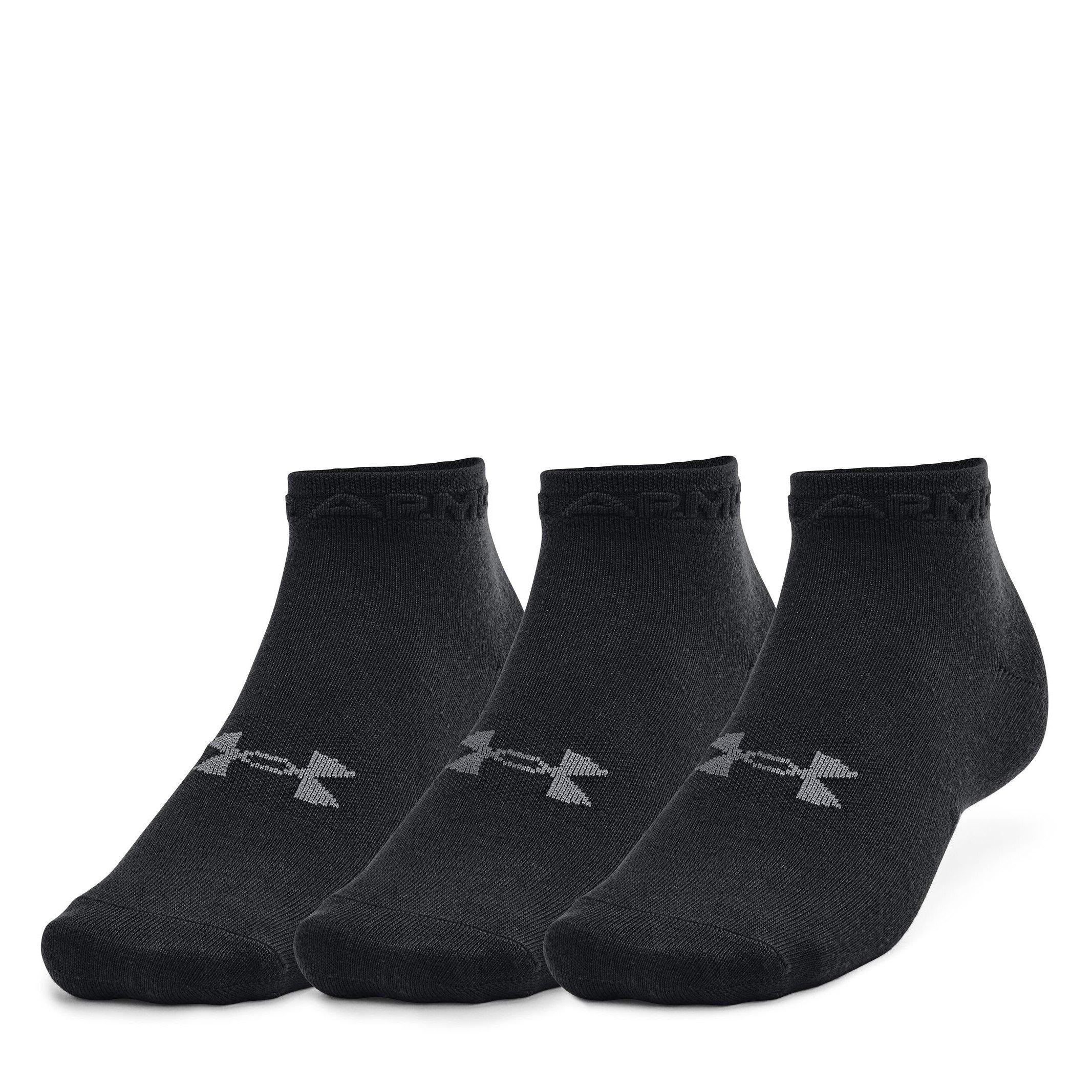 Preto - Under Armour - Adults Essential Low-Cut Trainers Socks - 1