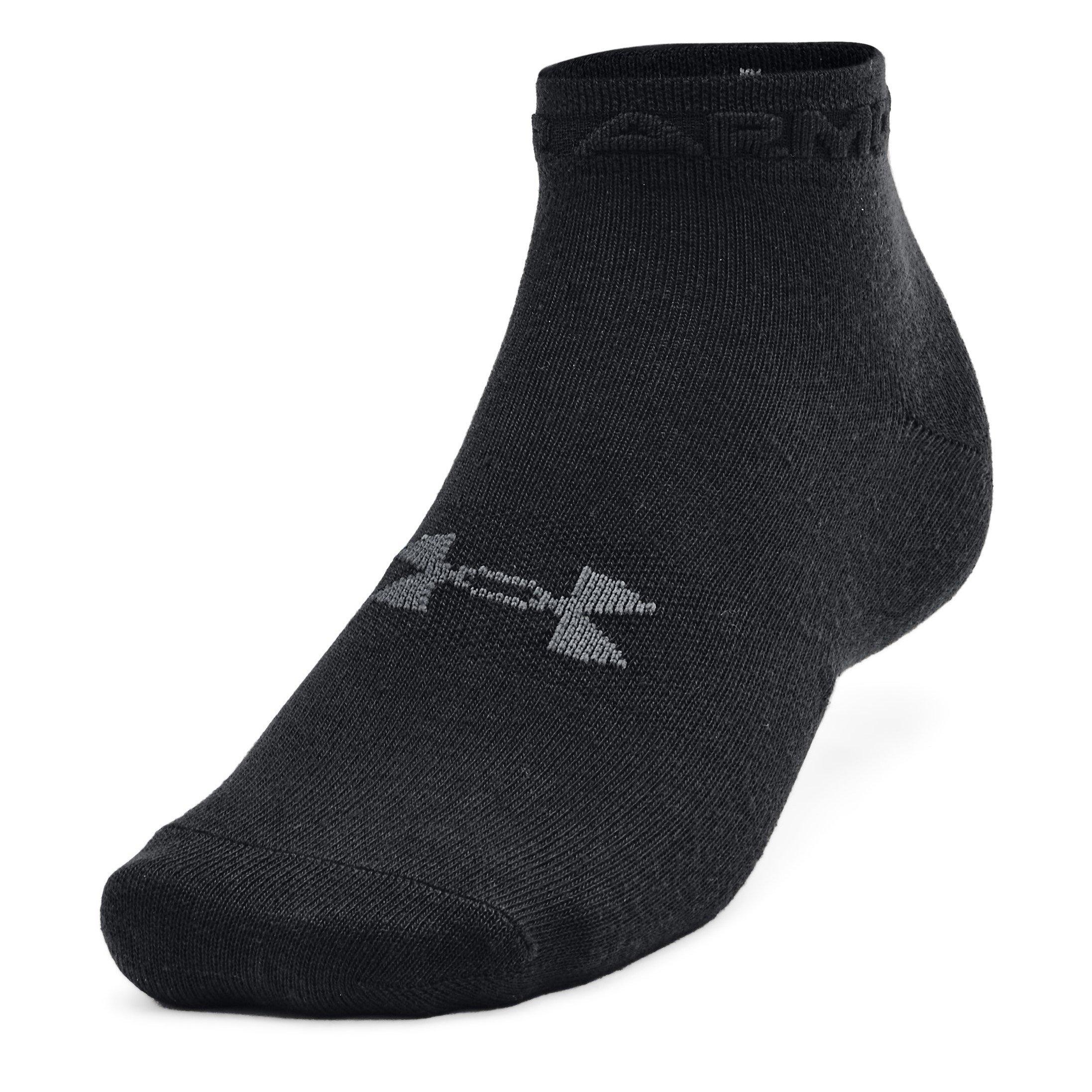 Preto - Under Armour - Adults Essential Low-Cut Trainers Socks - 2