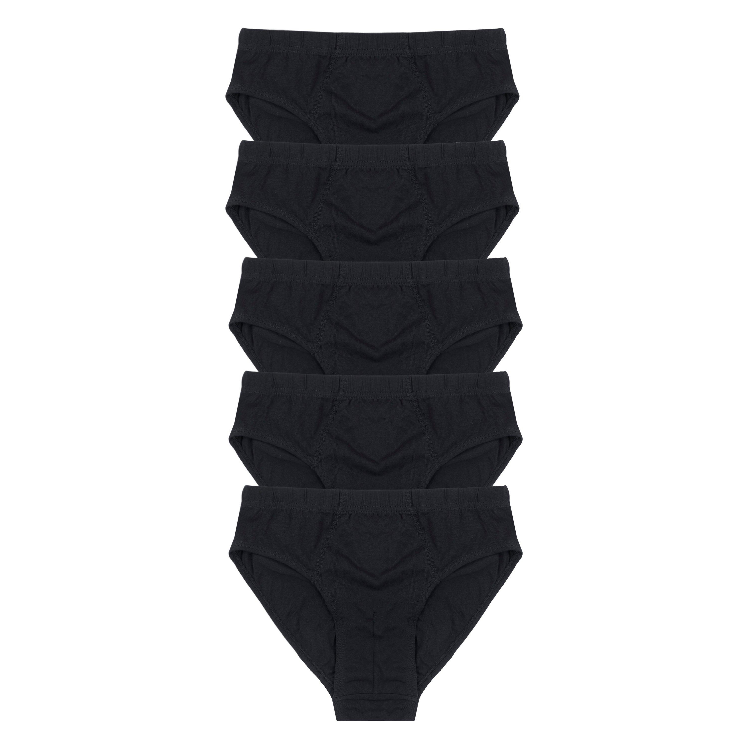 Black - Giorgio - 5pk Slip Brf Sn - 4