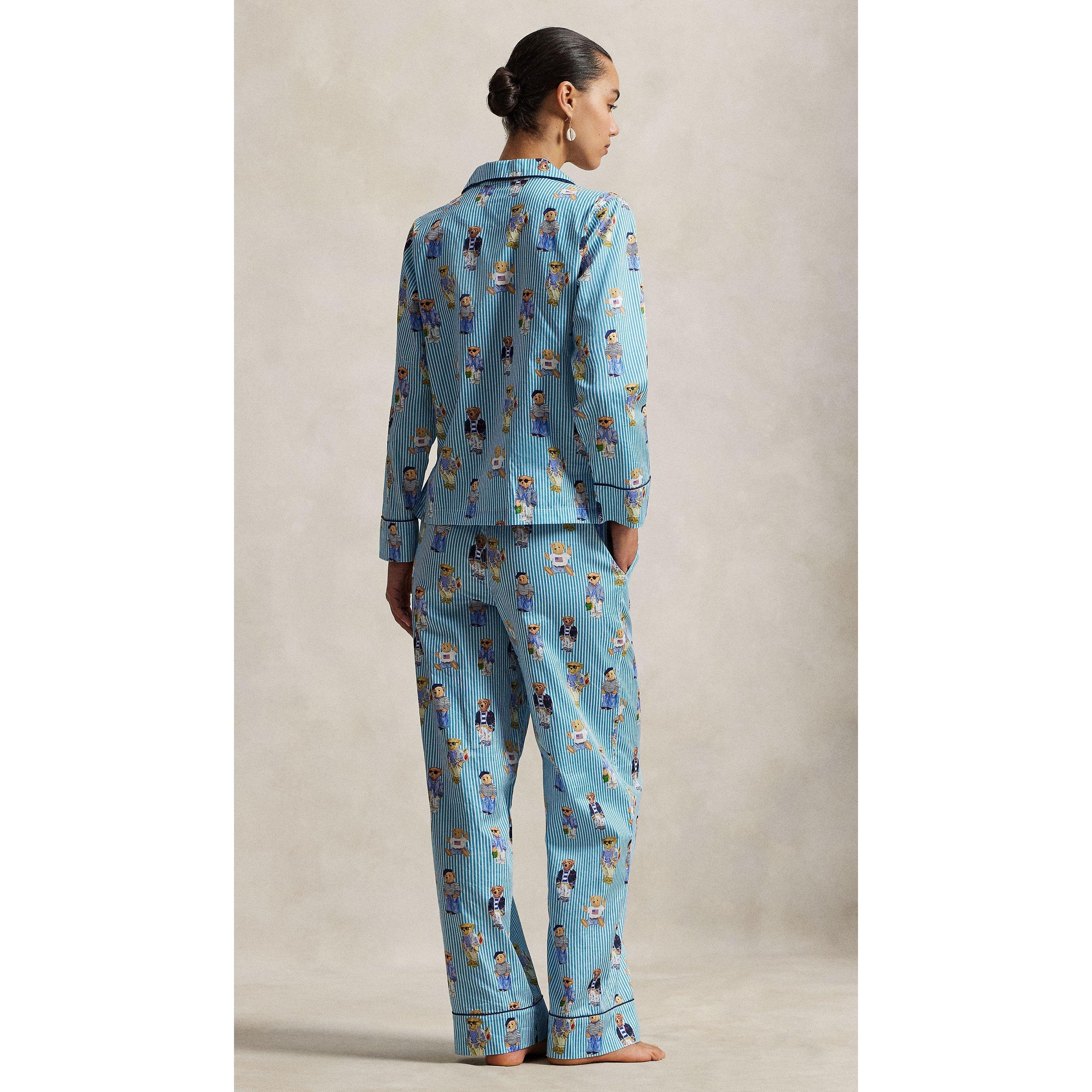 Mist Bear - Polo Ralph Lauren - Women's Madison Long Sleeve Pyjama Set - 2