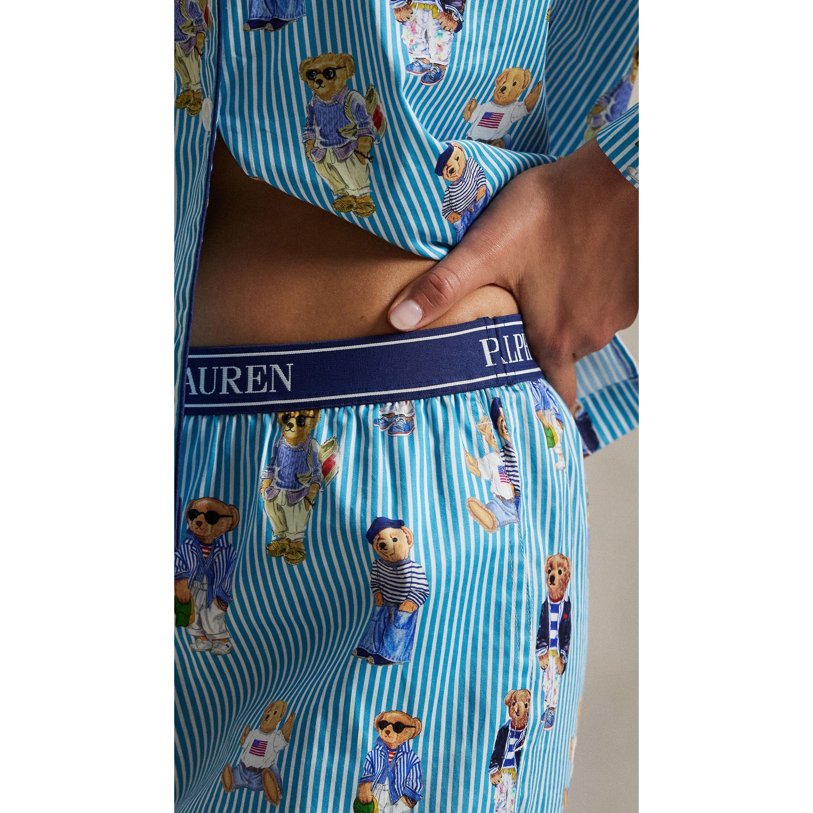 Mist Bear - Polo Ralph Lauren - Women's Madison Long Sleeve Pyjama Set - 4