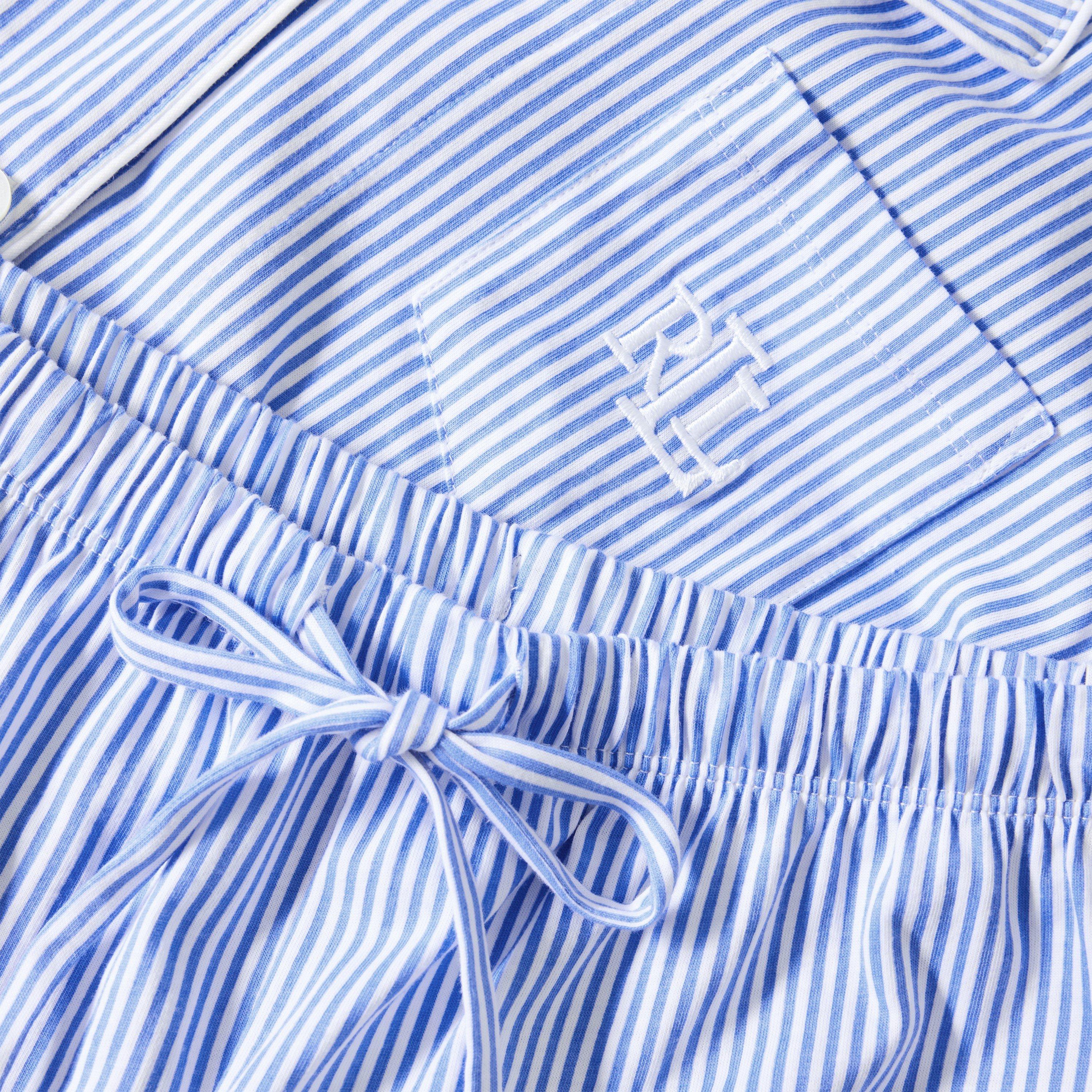 Blue - Lauren by Ralph Lauren - Women's Knitted Short Sleeve Pyjama Set - 4