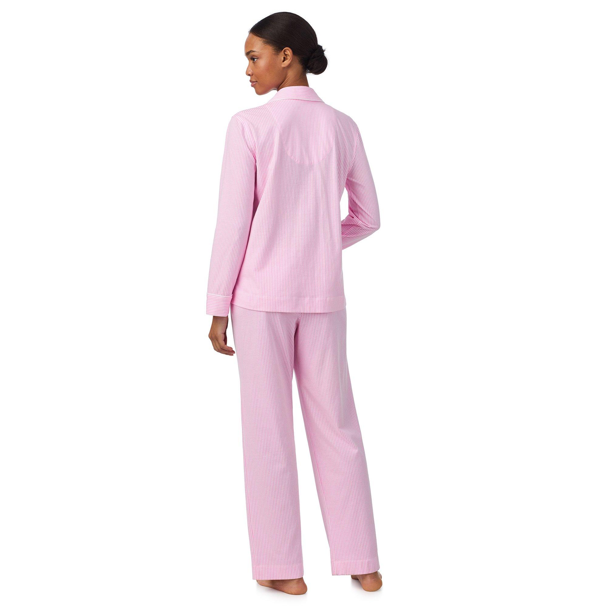 Pink - Lauren by Ralph Lauren - LRL Knt SS PJ Set Ld63 - 2
