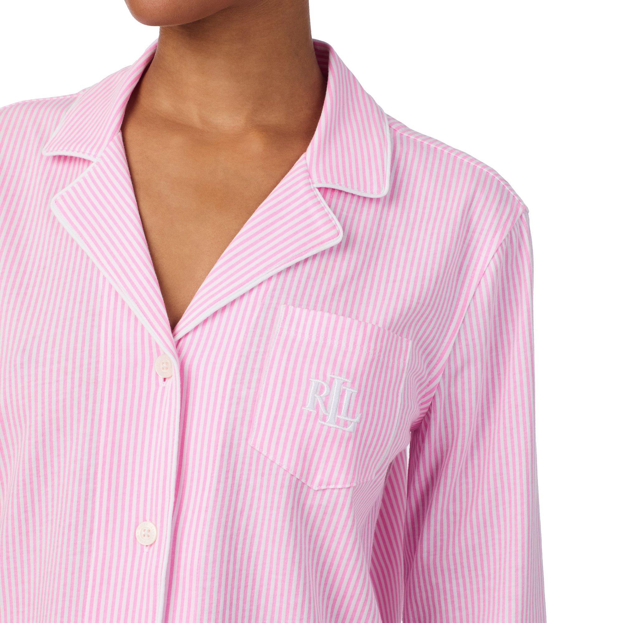 Pink - Lauren by Ralph Lauren - LRL Knt SS PJ Set Ld63 - 3