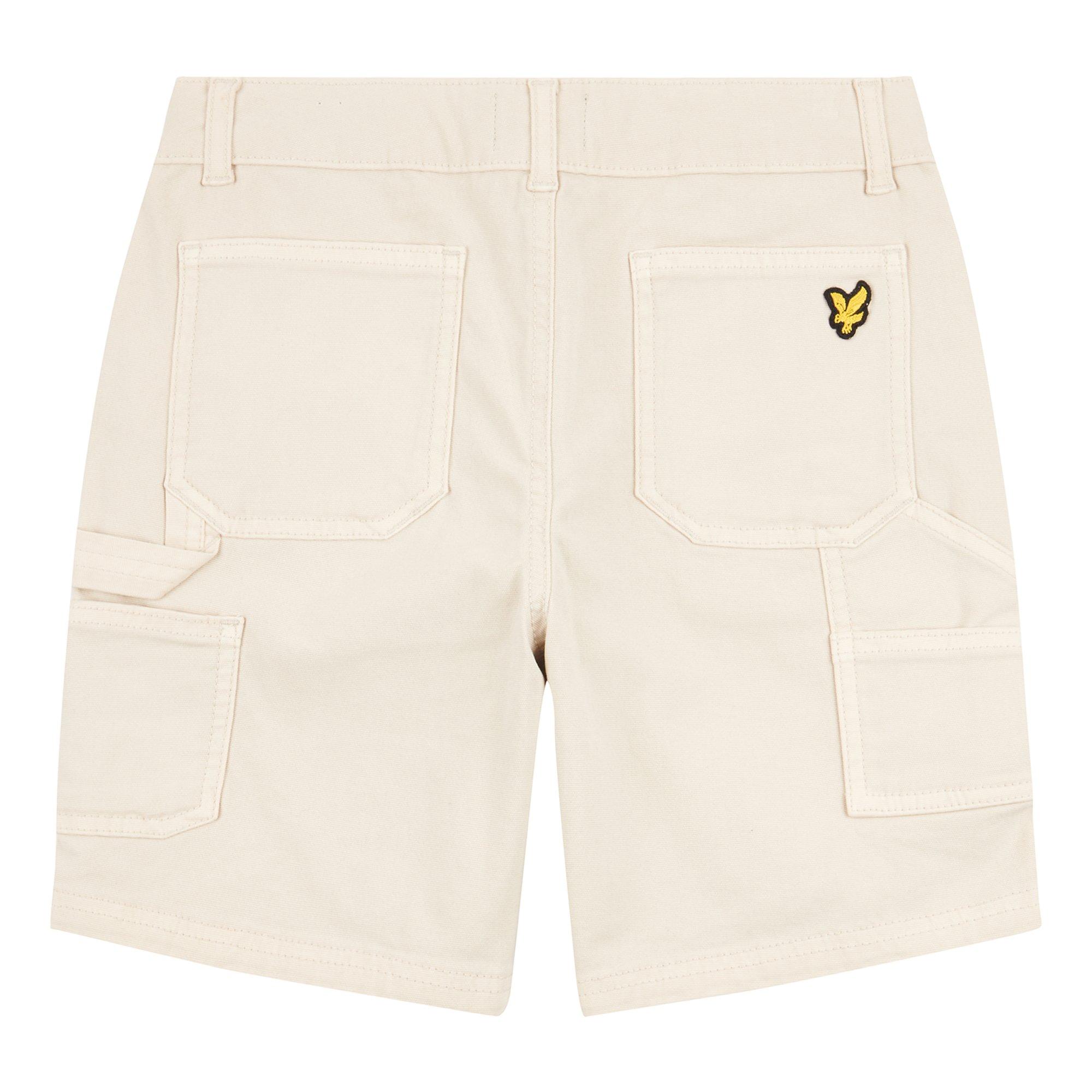 Pumice Stone - Lyle and Scott - Carpenter Woven Tracksuit Shorts - 2