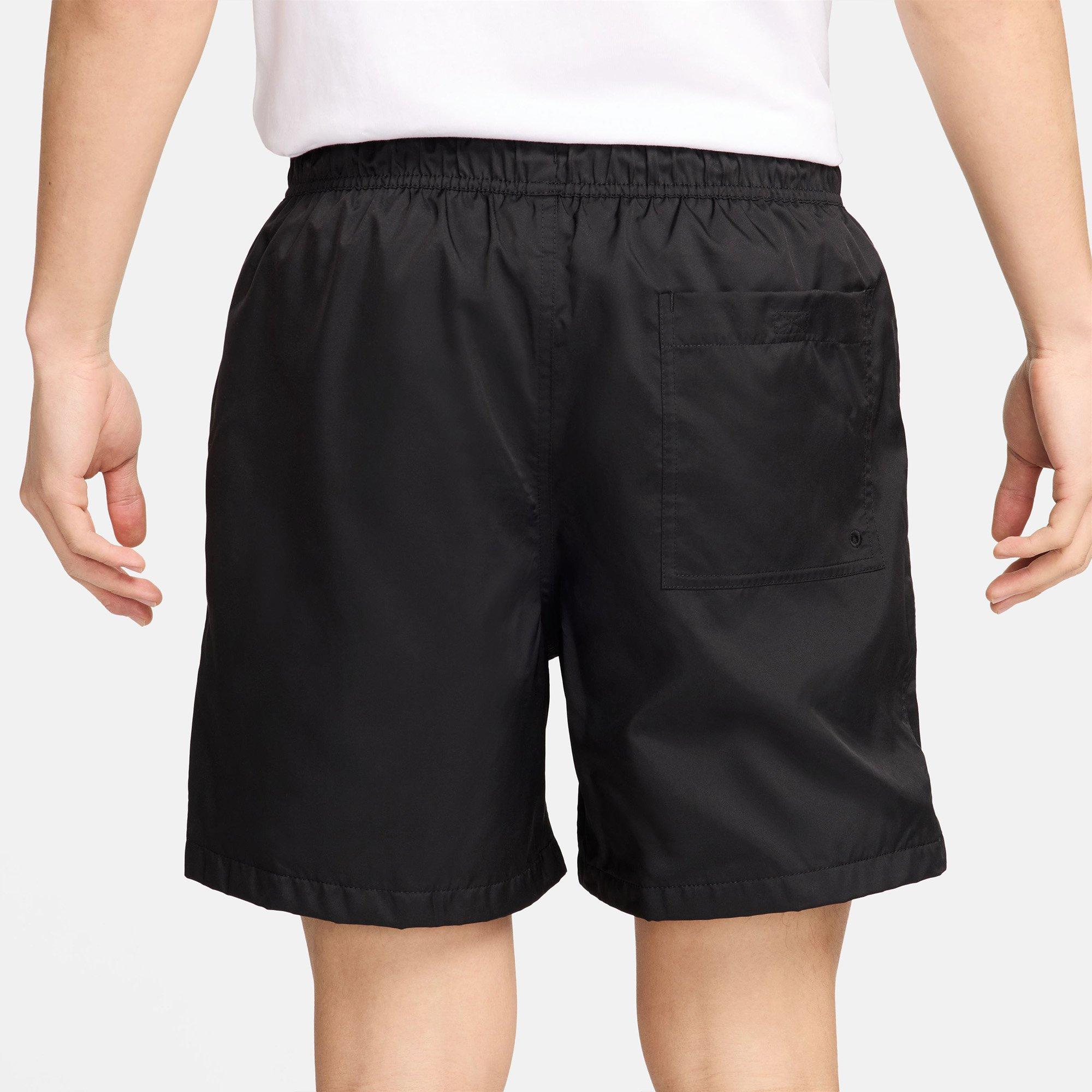 Black/White - Nike - Club Mens Woven Flow Mens Shorts - 2