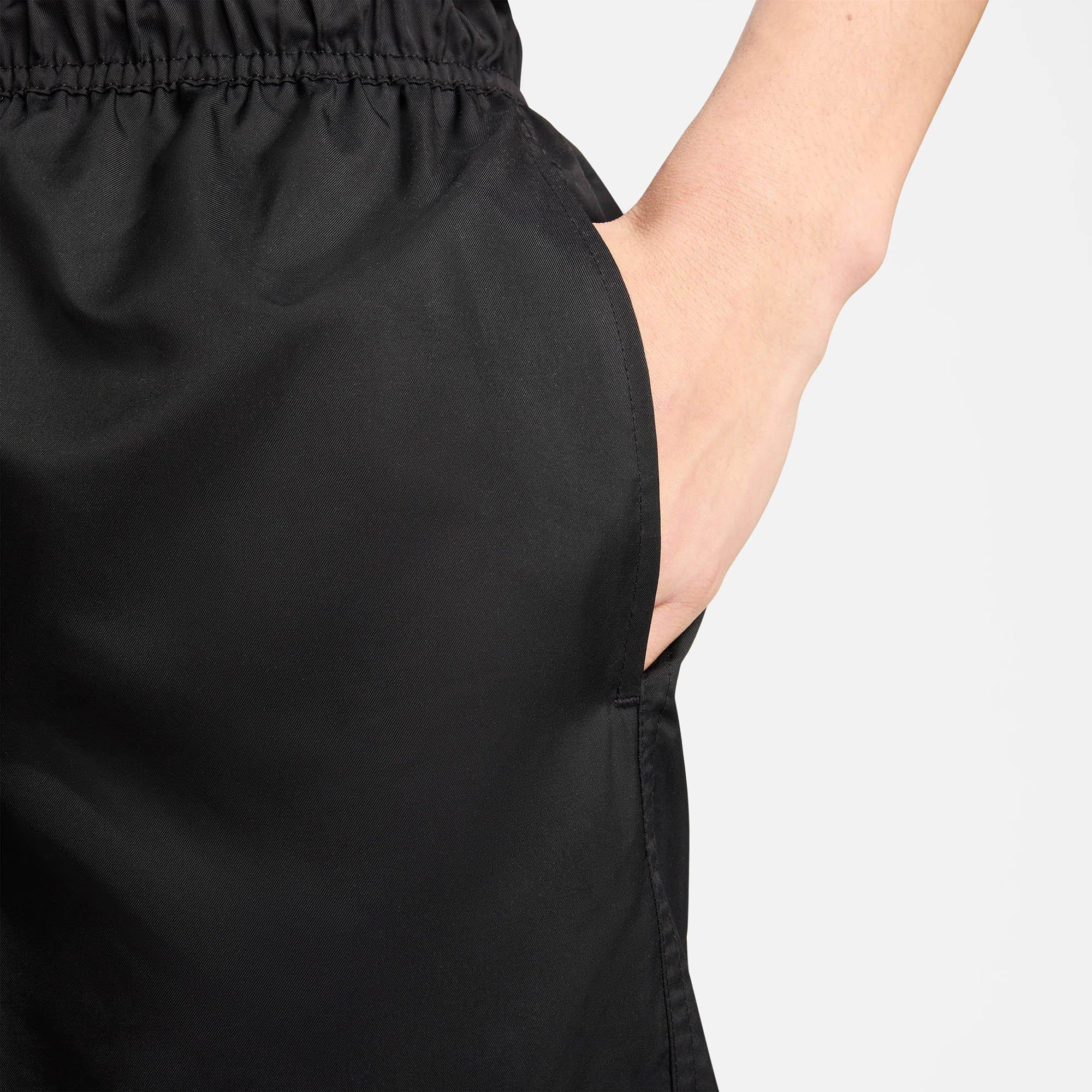 Black/White - Nike - Club Mens Woven Flow Mens Shorts - 4