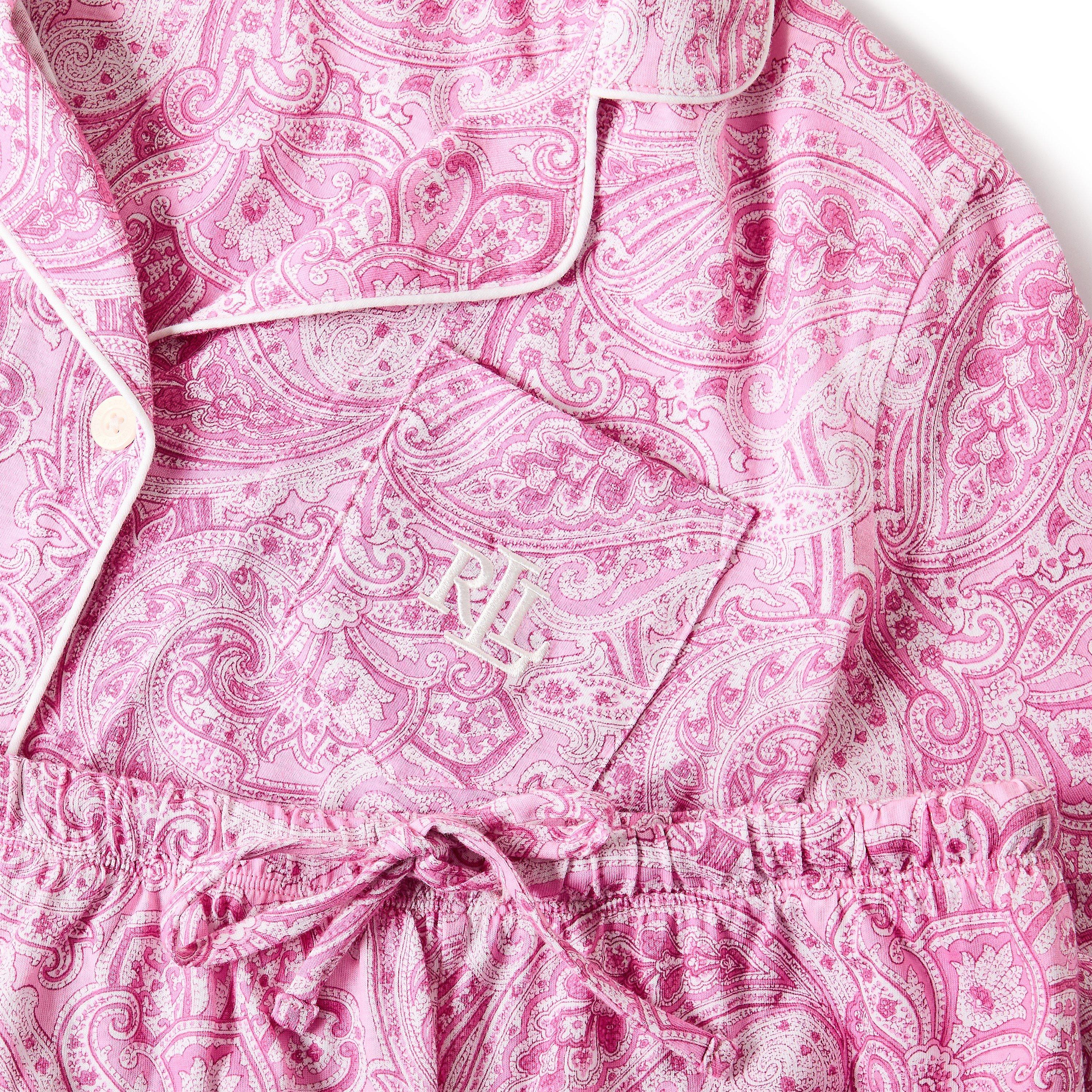 Pink Paisley - Lauren by Ralph Lauren - LRL 3/4 slv notch Co Ld63 - 4
