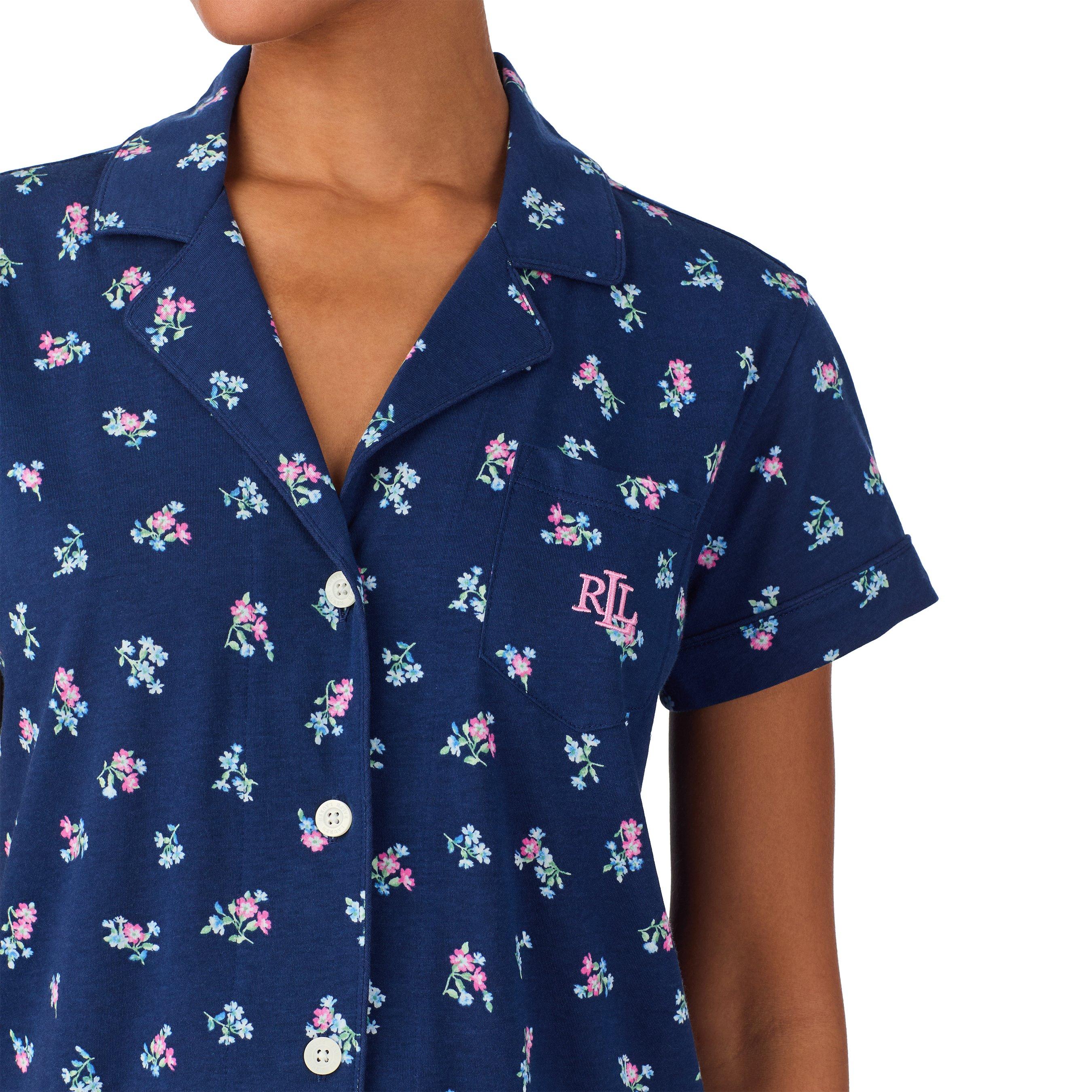 Navy - Lauren by Ralph Lauren - LRL LS Notch Pant Ld63 - 3