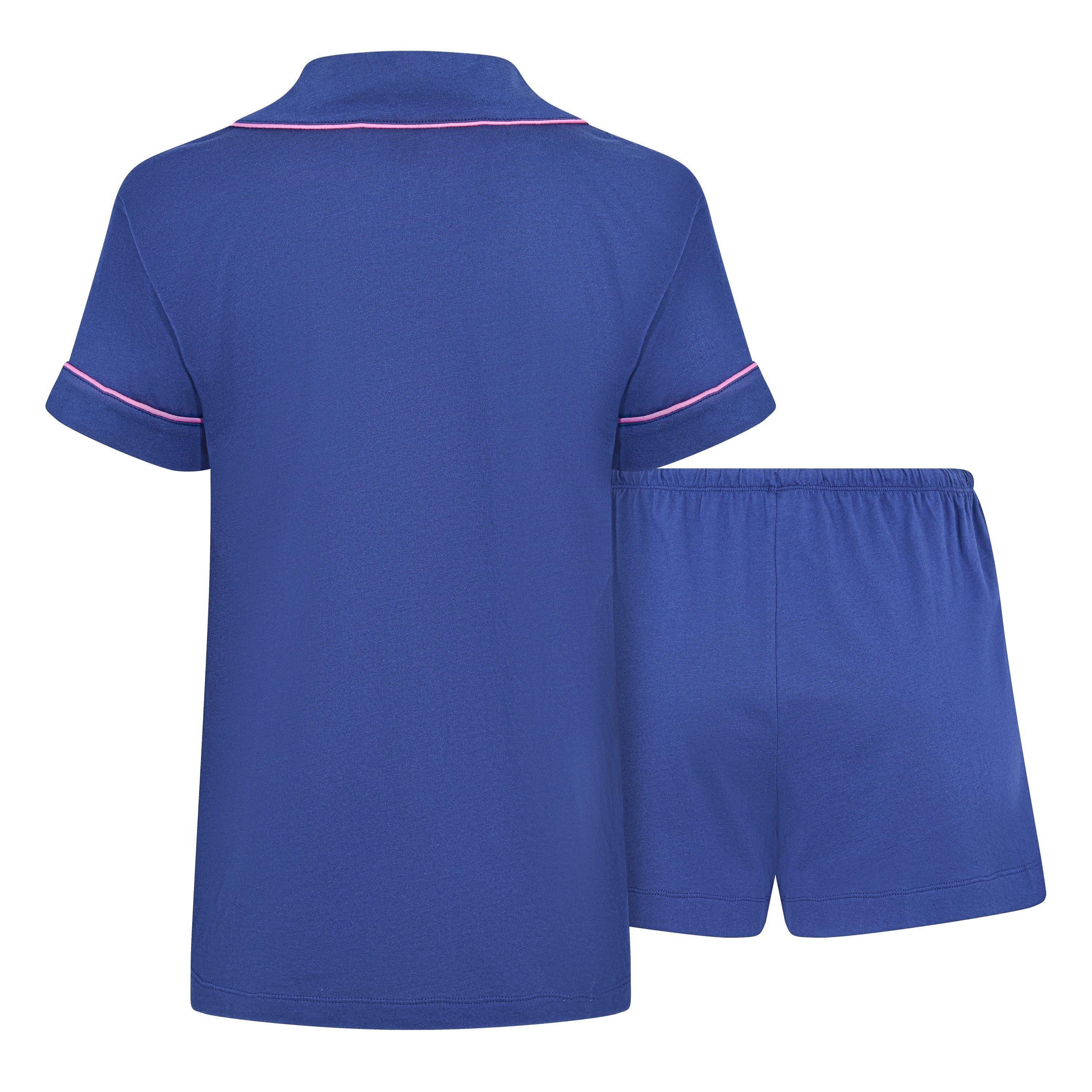 Navy - Lauren by Ralph Lauren - LRL SS Notch Collar Ld63 - 2