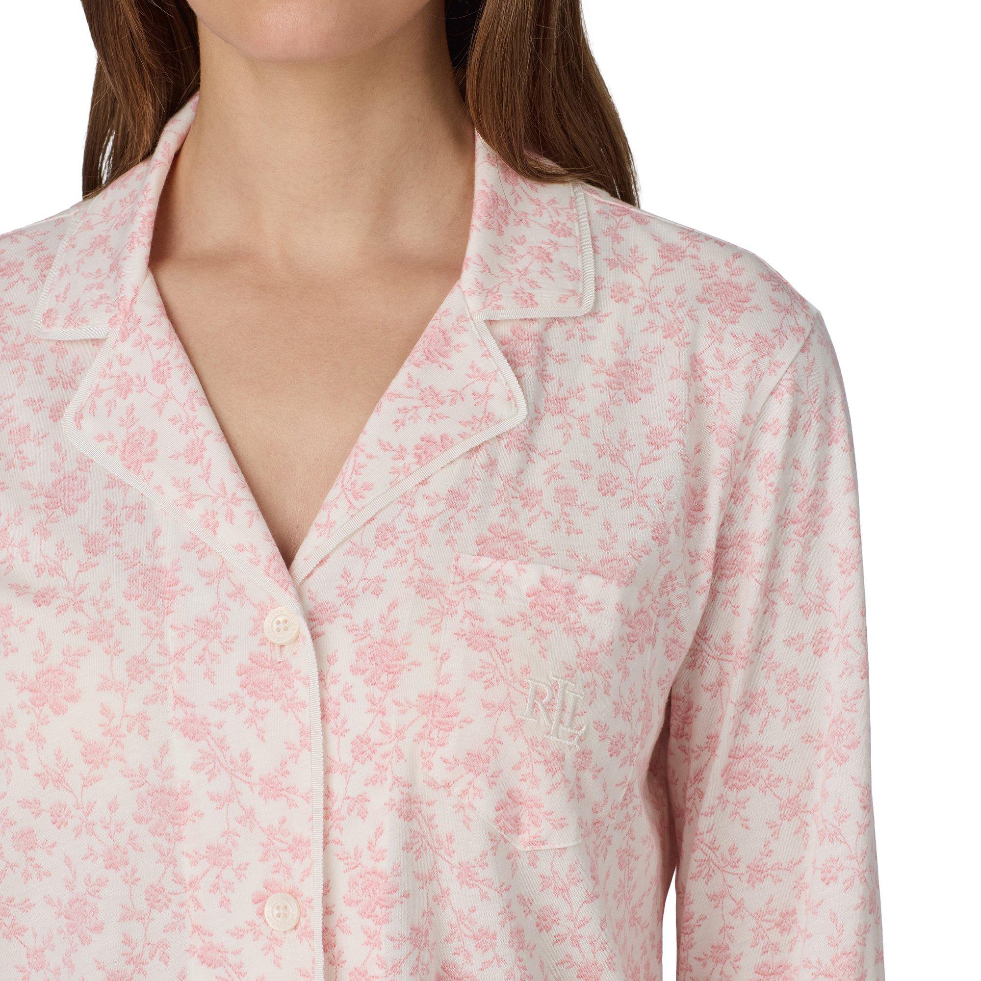 Pink Print - Lauren by Ralph Lauren - LRL C Knit PJ Set Ld64 - 3