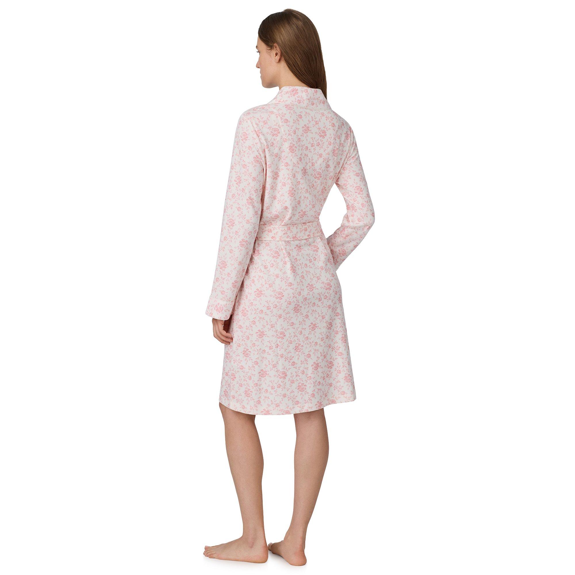 Pink Print - Lauren by Ralph Lauren - LRL Cttn Robe Ld64 - 2