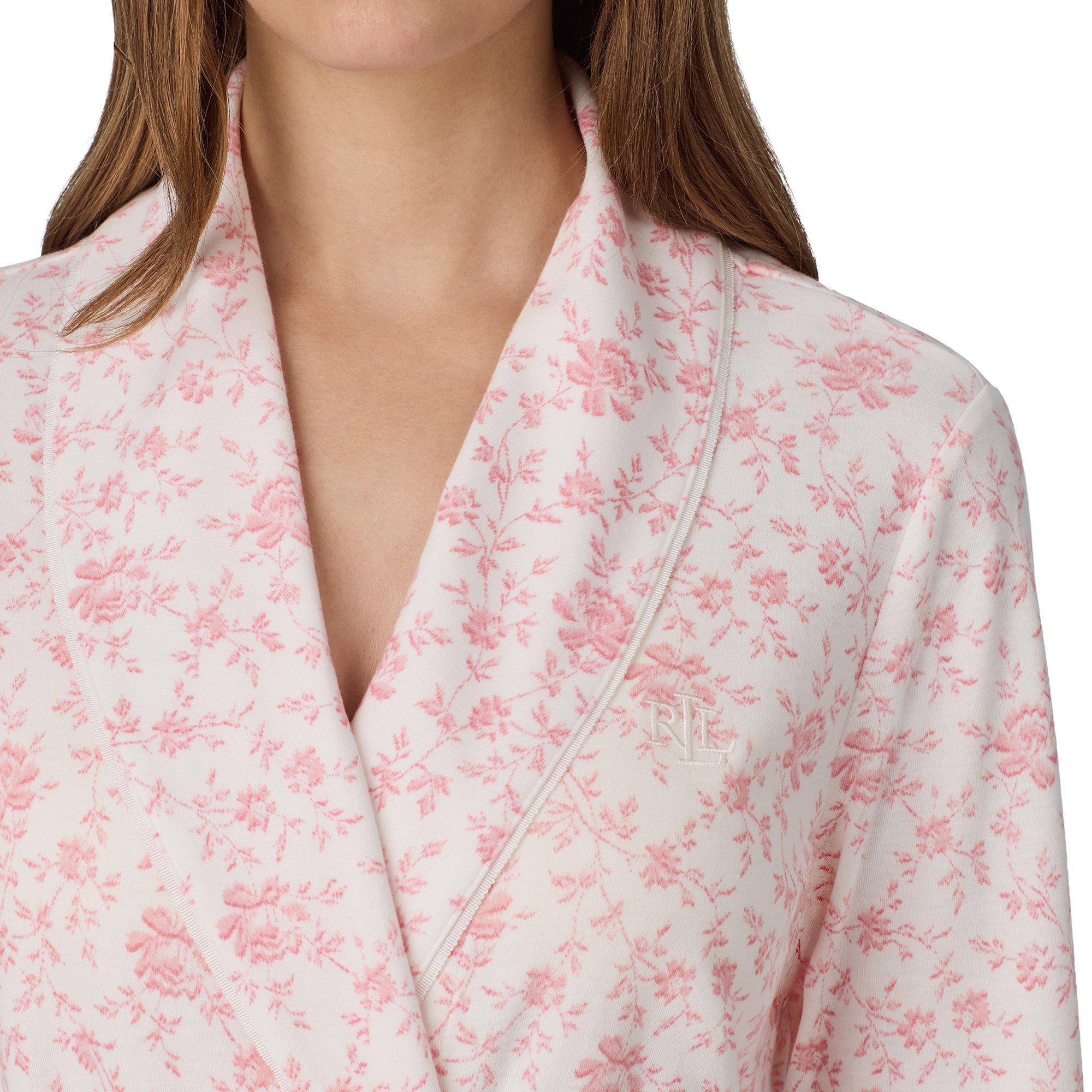 Pink Print - Lauren by Ralph Lauren - LRL Cttn Robe Ld64 - 3