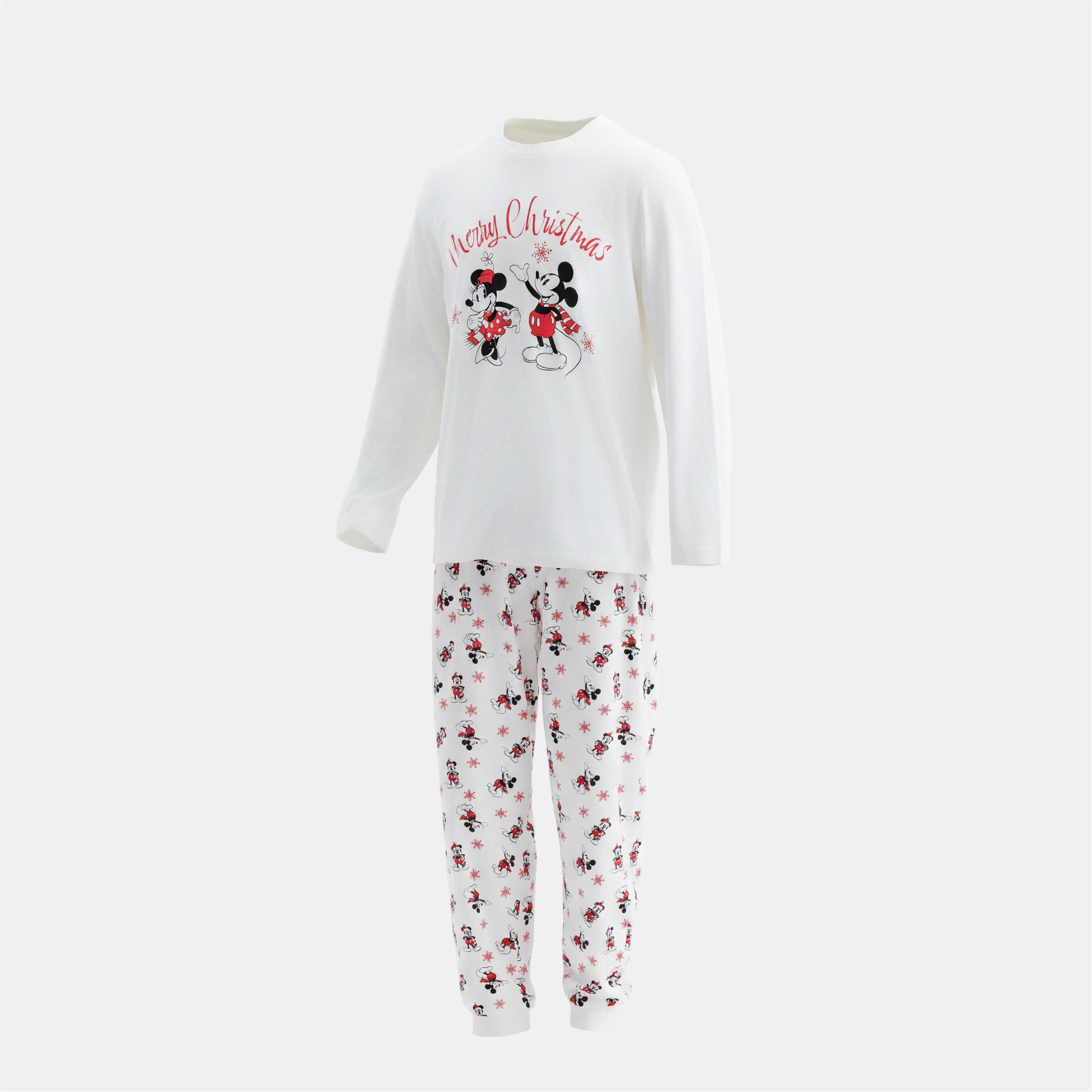 Mickey - Character - Mens Disney Xmas Family Cotton Pyjamas - 1