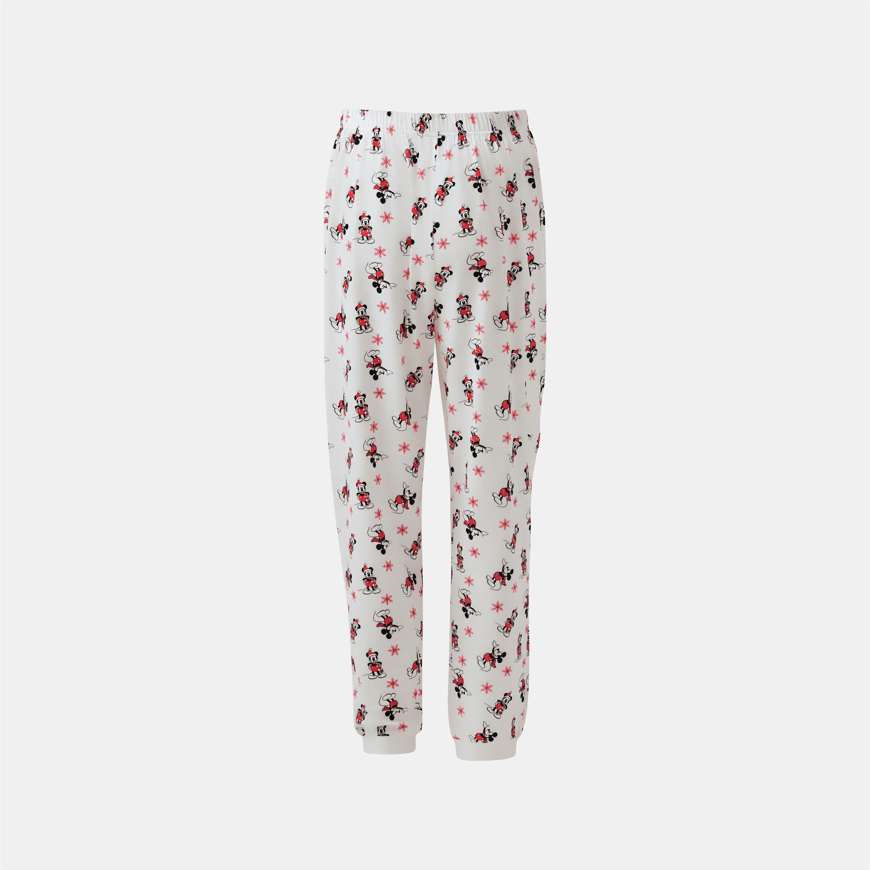Mickey - Character - Mens Disney Xmas Family Cotton Pyjamas - 7