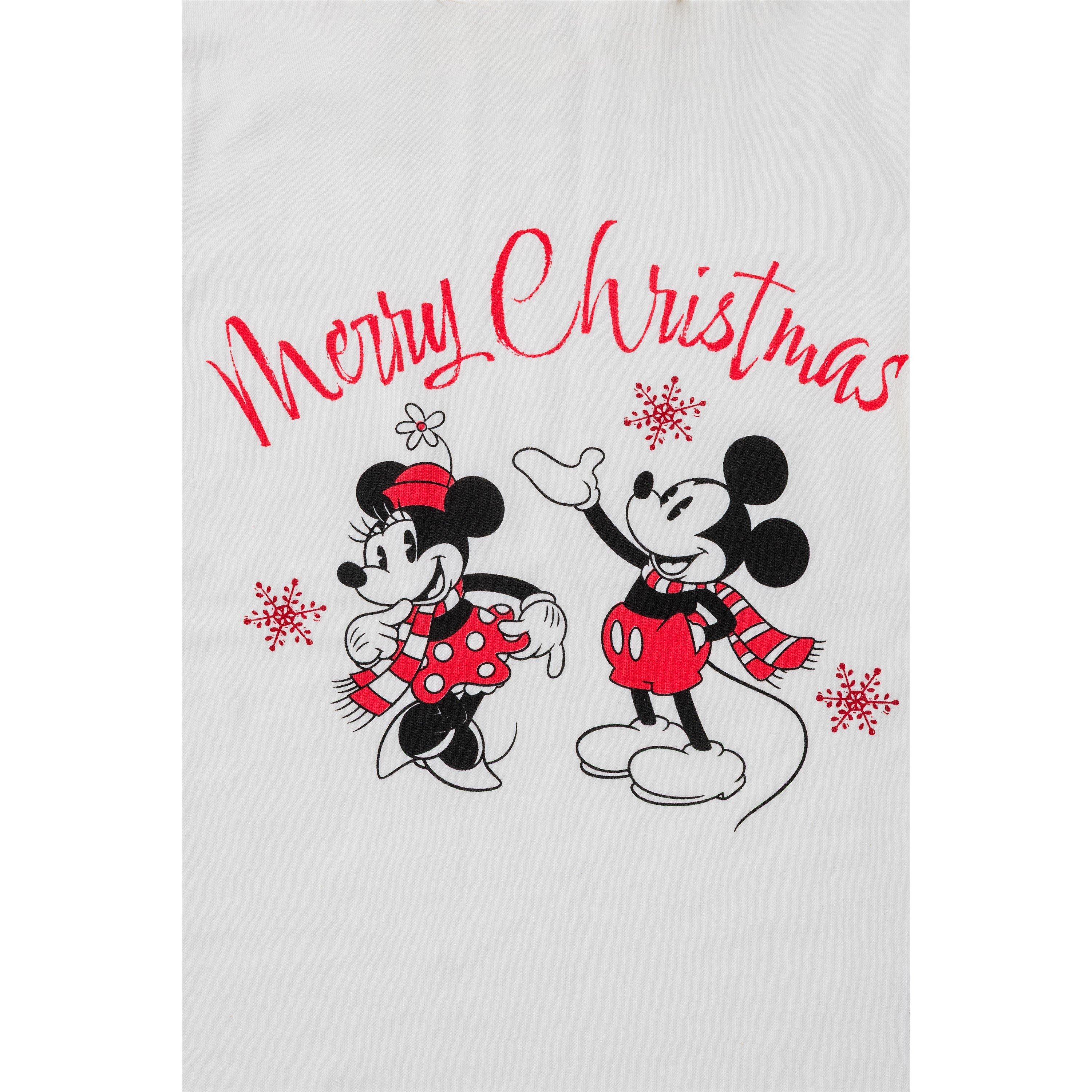Mickey - Character - Mens Disney Xmas Family Cotton Pyjamas - 8