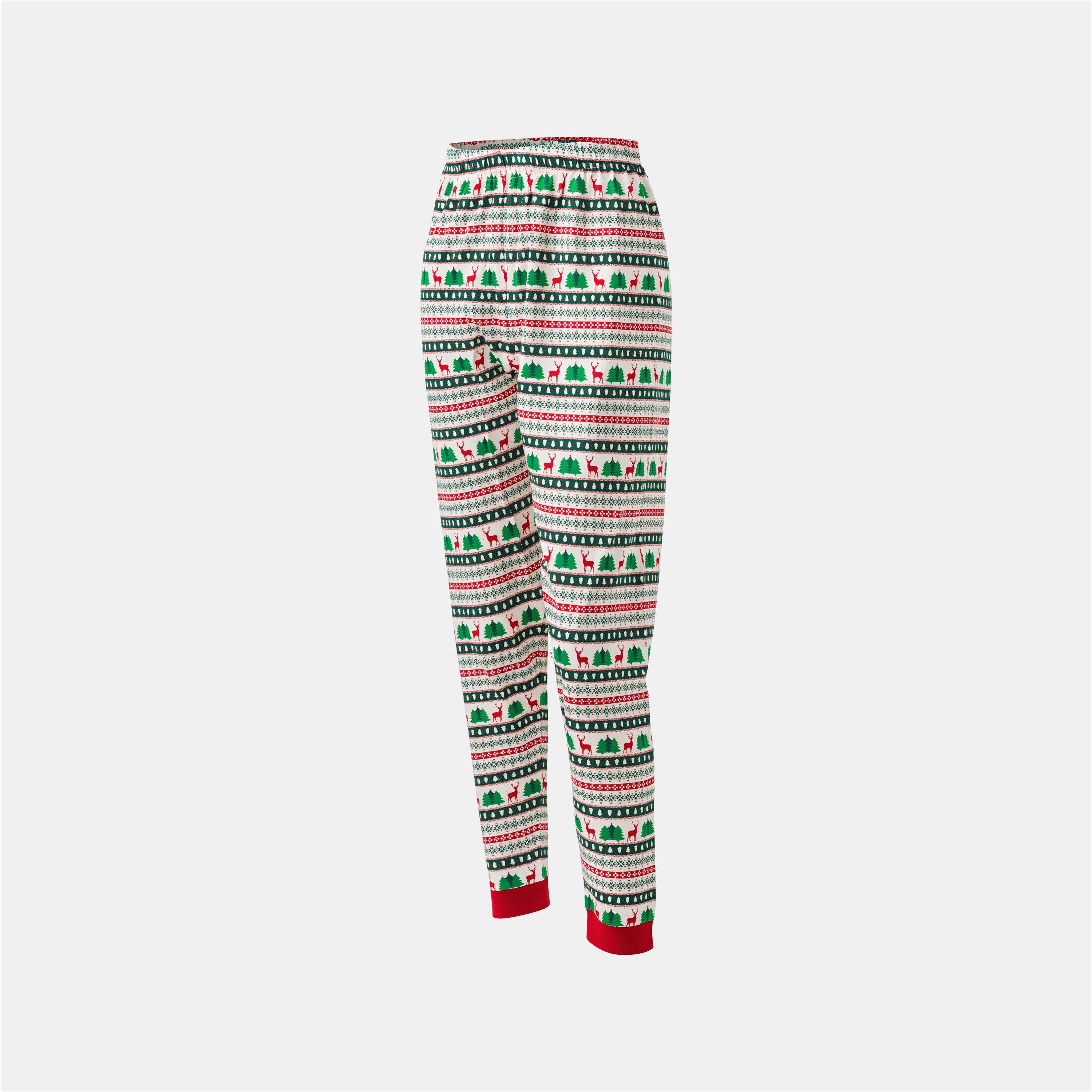 Fairisle - The Spirit Of Christmas - Ladies Fairisle Xmas Family Cotton Pyjamas - 6