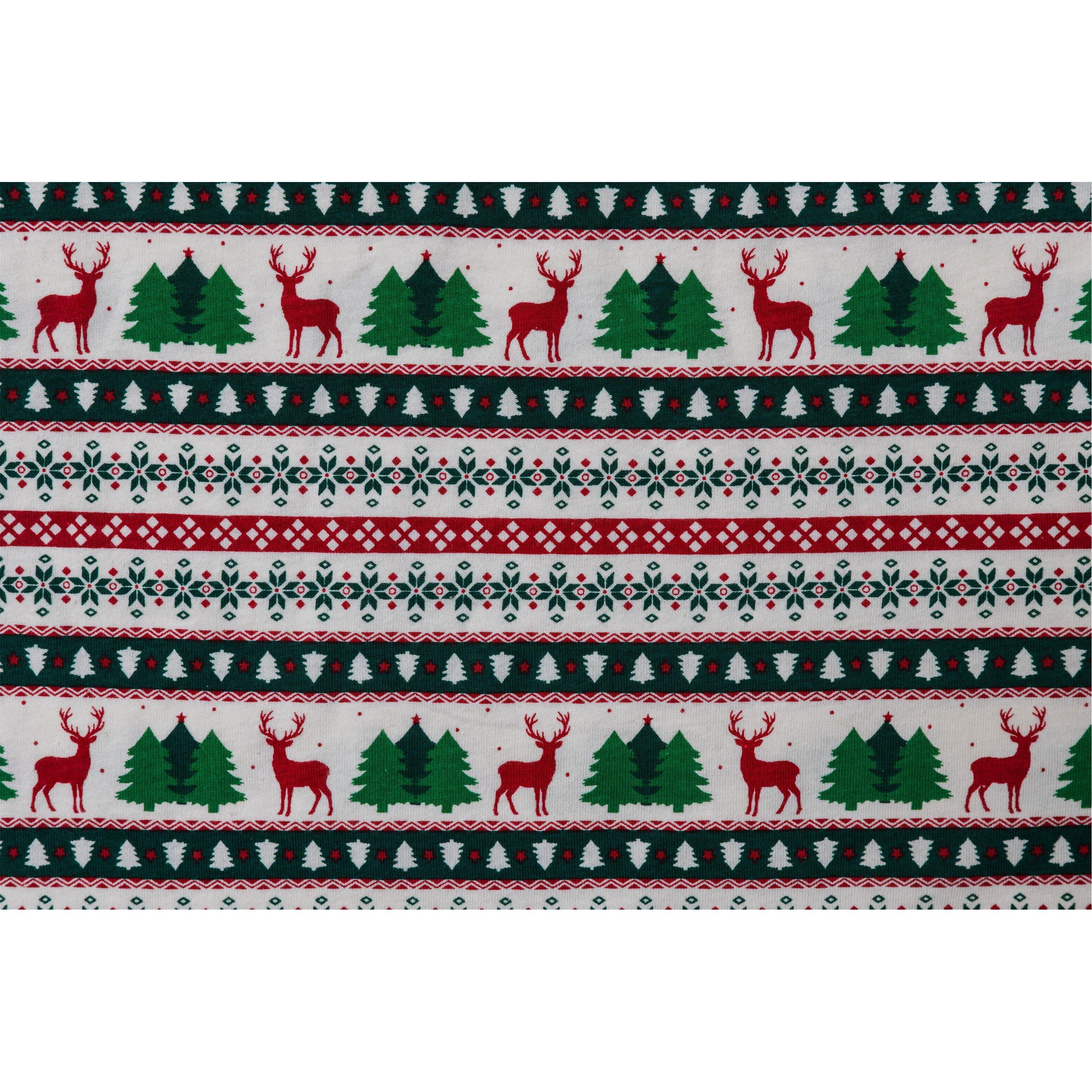 Fairisle - The Spirit Of Christmas - Ladies Fairisle Xmas Family Cotton Pyjamas - 9