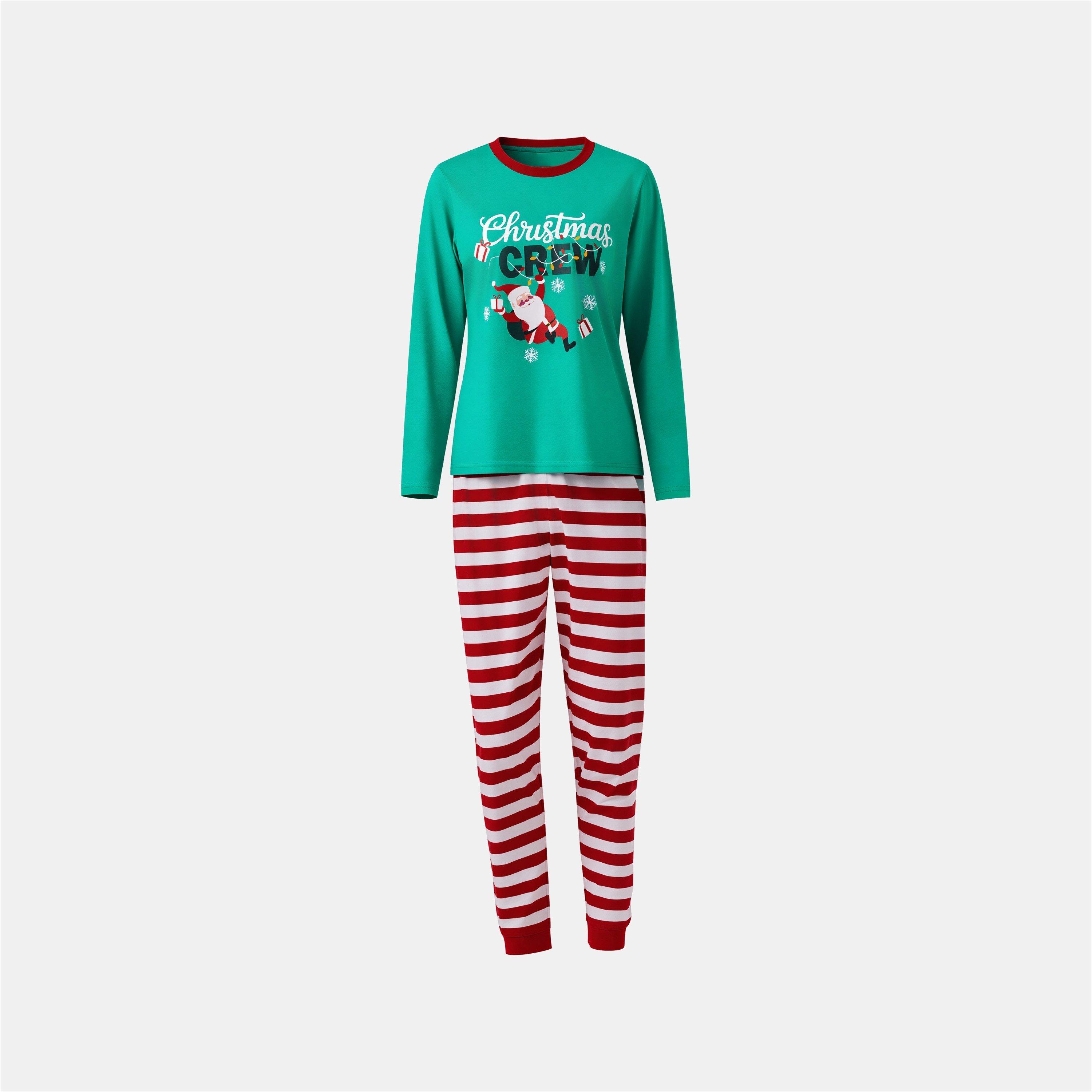 Ladies Fairisle Xmas Family Cotton Pyjamas