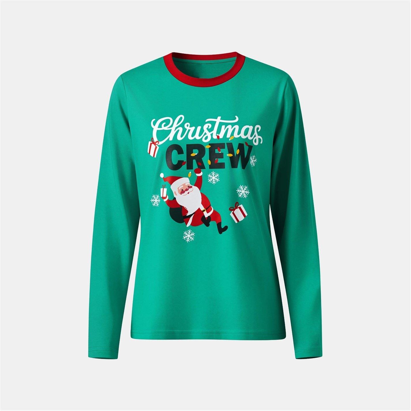 Xmas Crew - The Spirit Of Christmas - Ladies Fairisle Xmas Family Cotton Pyjamas - 3