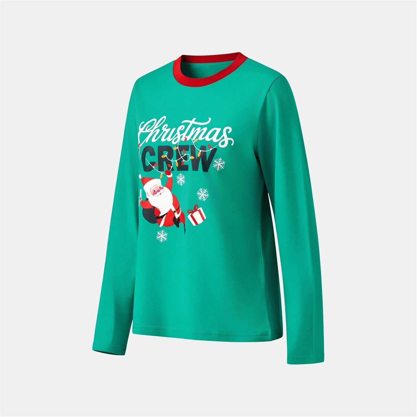 Xmas Crew - The Spirit Of Christmas - Ladies Fairisle Xmas Family Cotton Pyjamas - 4