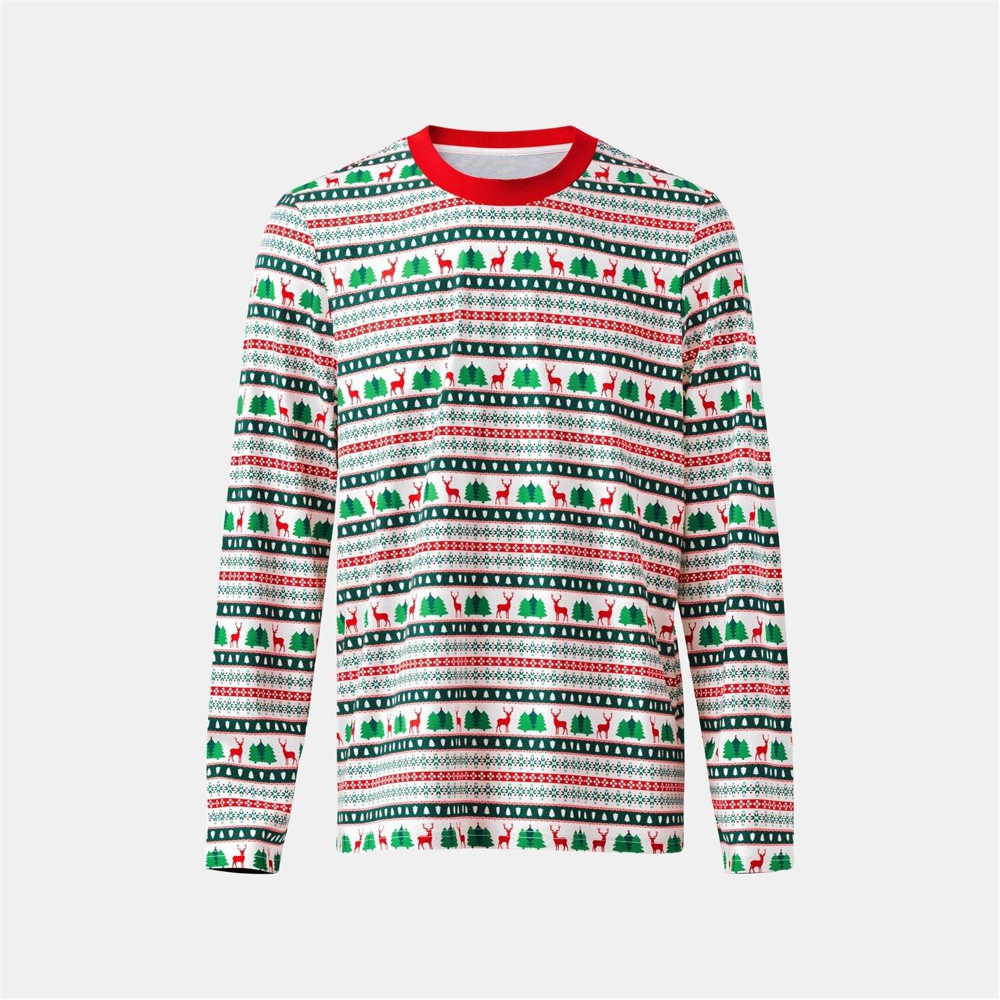 Fairisle - The Spirit Of Christmas - Mens Fairisle Xmas Family Cotton Pyjamas - 2