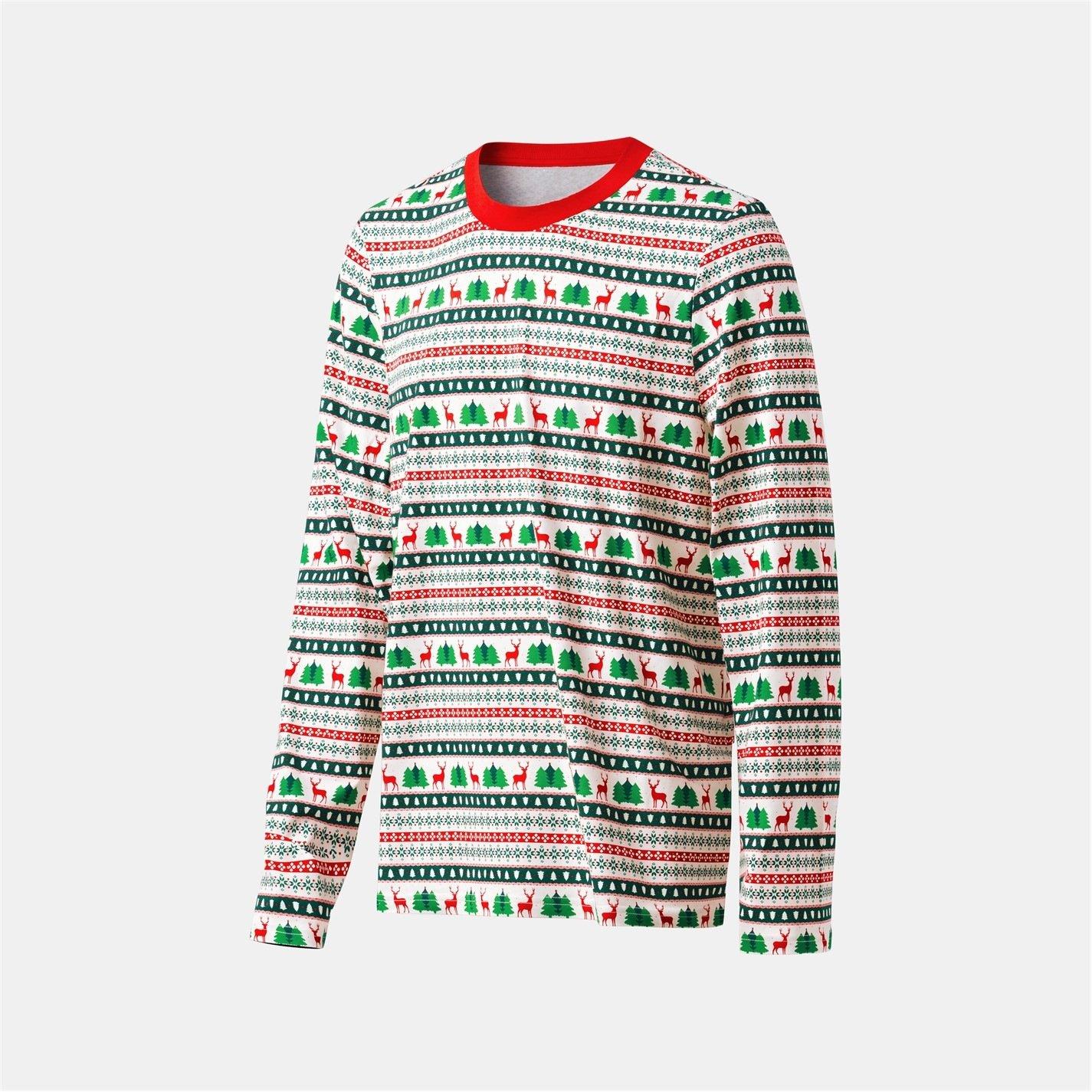 Fairisle - The Spirit Of Christmas - Mens Fairisle Xmas Family Cotton Pyjamas - 3