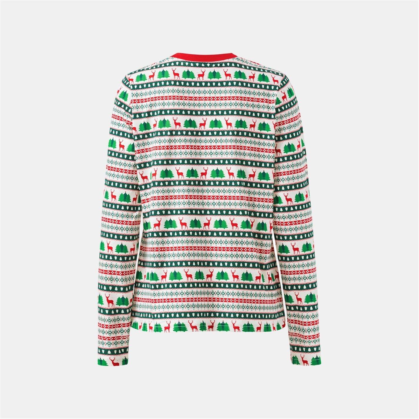 Fairisle - The Spirit Of Christmas - Mens Fairisle Xmas Family Cotton Pyjamas - 4