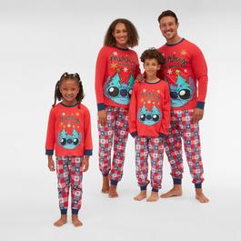 Character Family Junior Girls Lilo And Stitch Pj Set