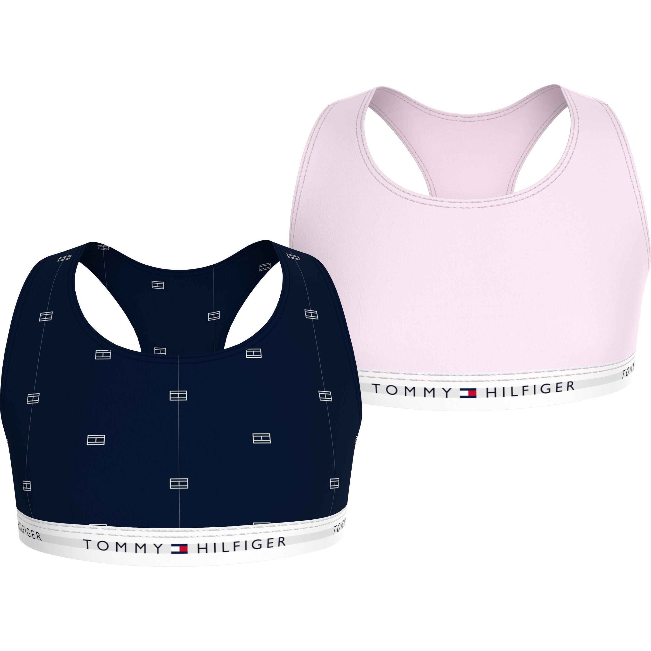 Tommy Hilfiger 2 Pack Bralettes Junior - Nvy/Pnk 0SM