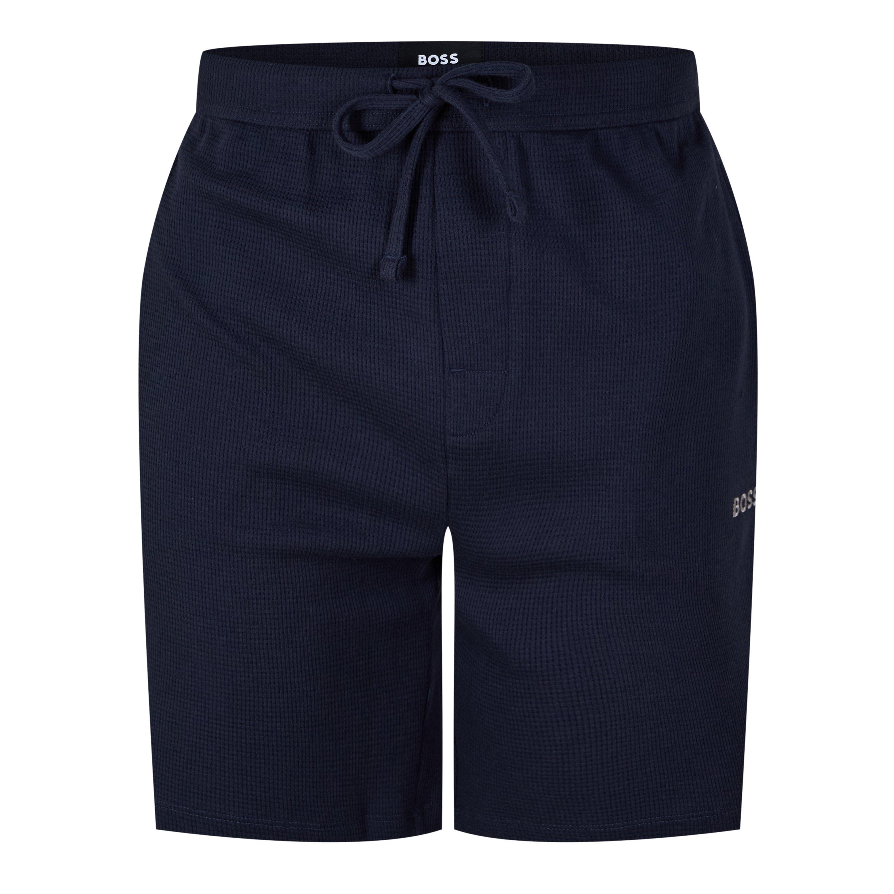 Boss Men's Embroidered Waffle Pyjama Shorts