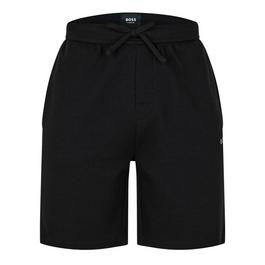 Boss Embroidered Waffle Shorts