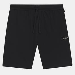Boss Embroidered Waffle Pyjama Shorts