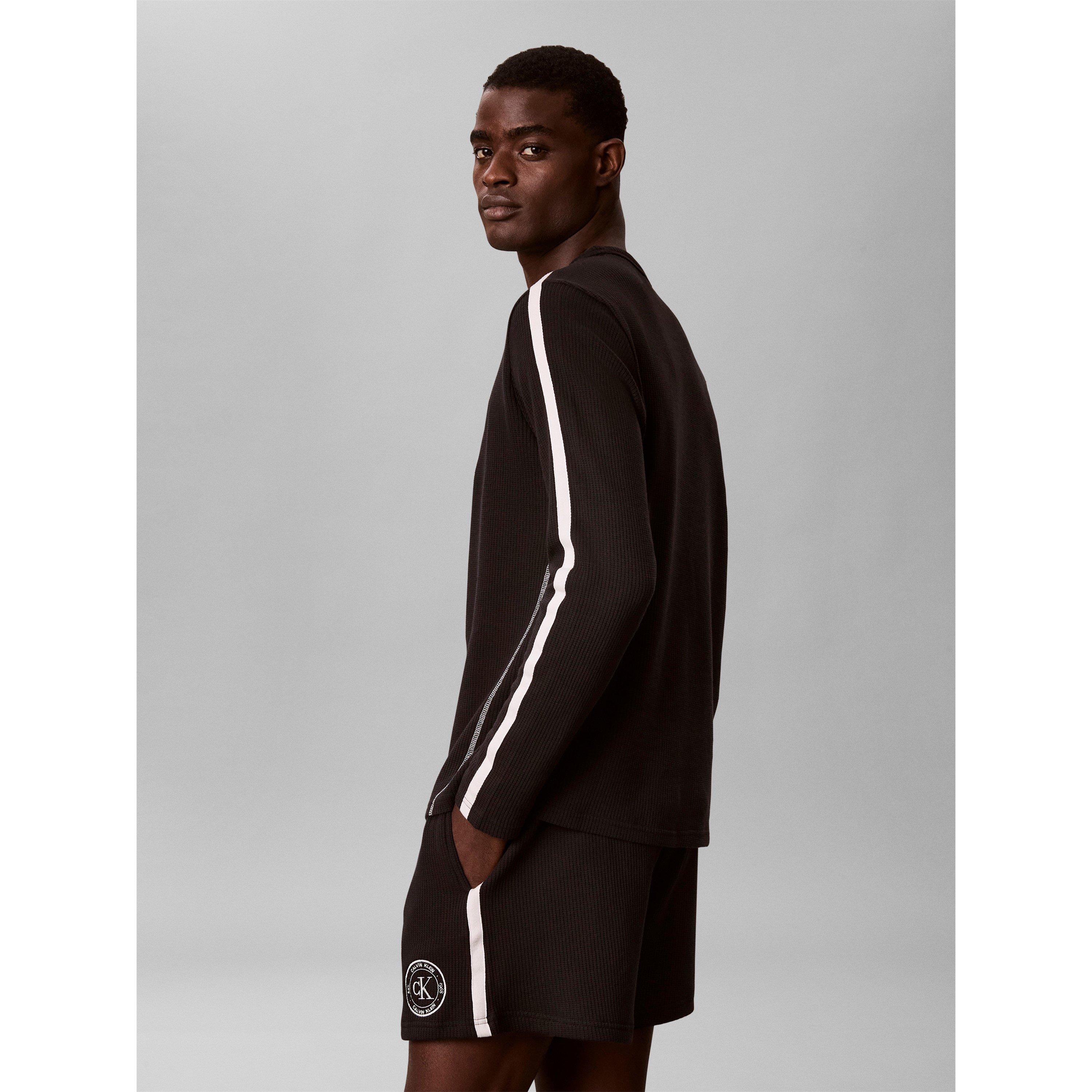 Crna - Calvin Klein - Calvin Waff L/S Crw Sn64 - 4