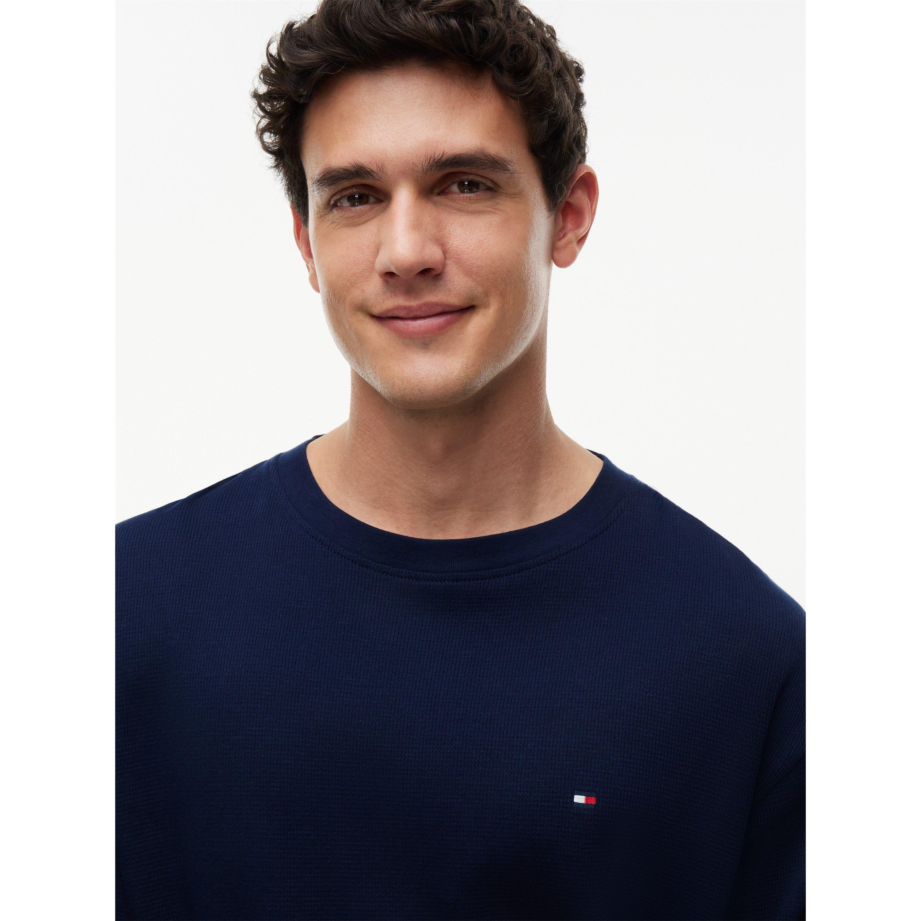 Carbon Navy - Tommy Hilfiger - THB Ls Waffle Set Sn64 - 2