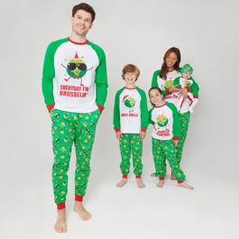 Linea Mens Family Christmas Sprout Pyjama Set