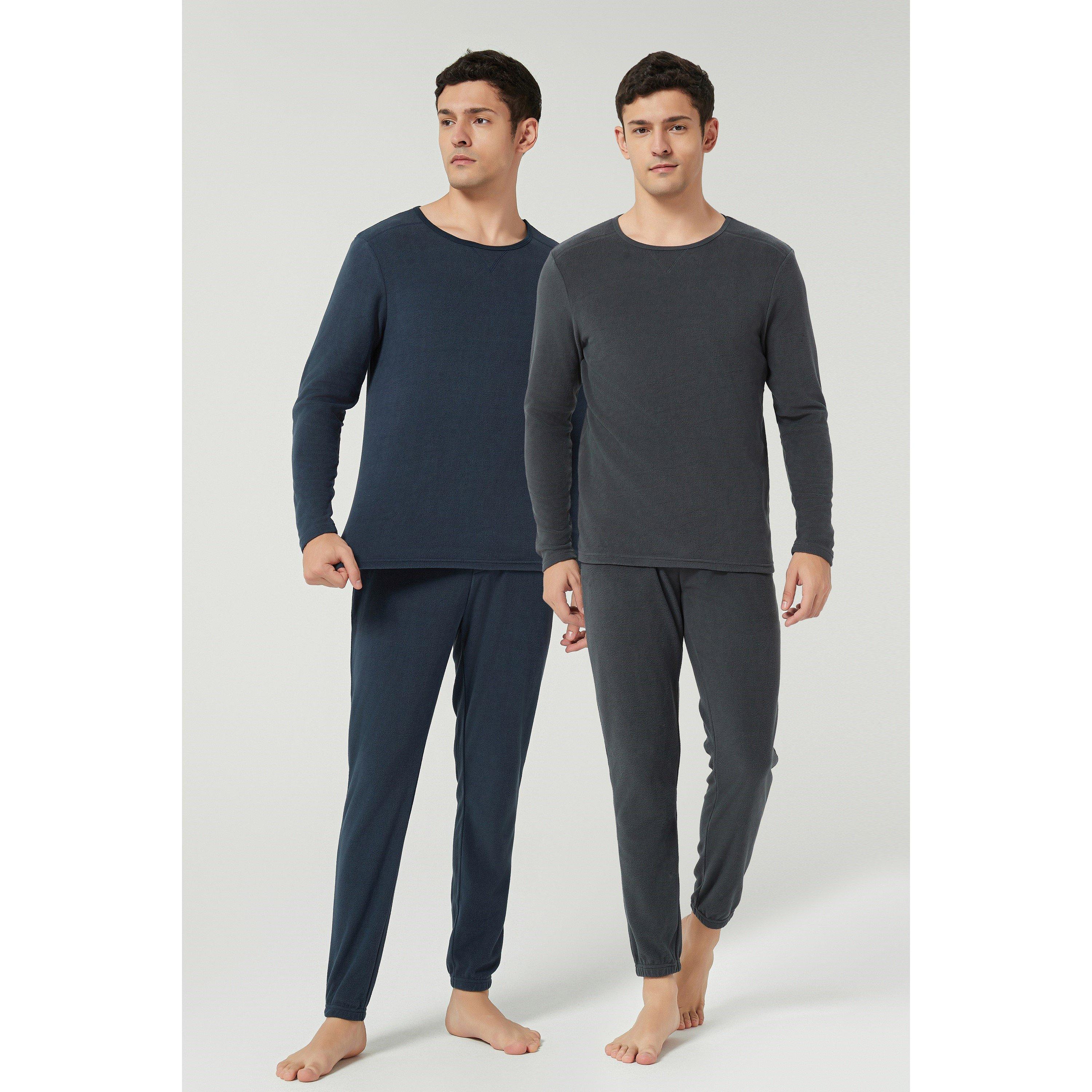 Marineblå/Kulsort - Howick - Thermal Pyjama Long-Sleeve Top - 5