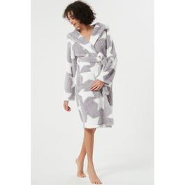 Linea Ladies Sherpa Star Dressing Gown